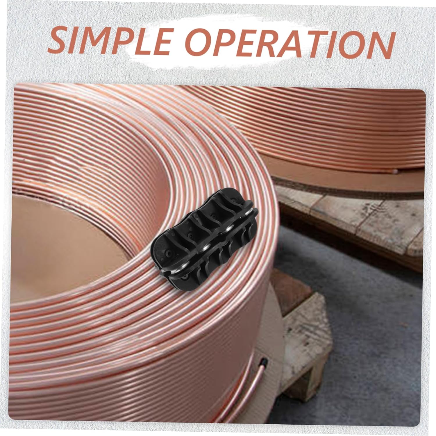 Tubing Straightening Tool Coil Straightening Tool for Aluminum Tubing Aluminum Build Easy to Use