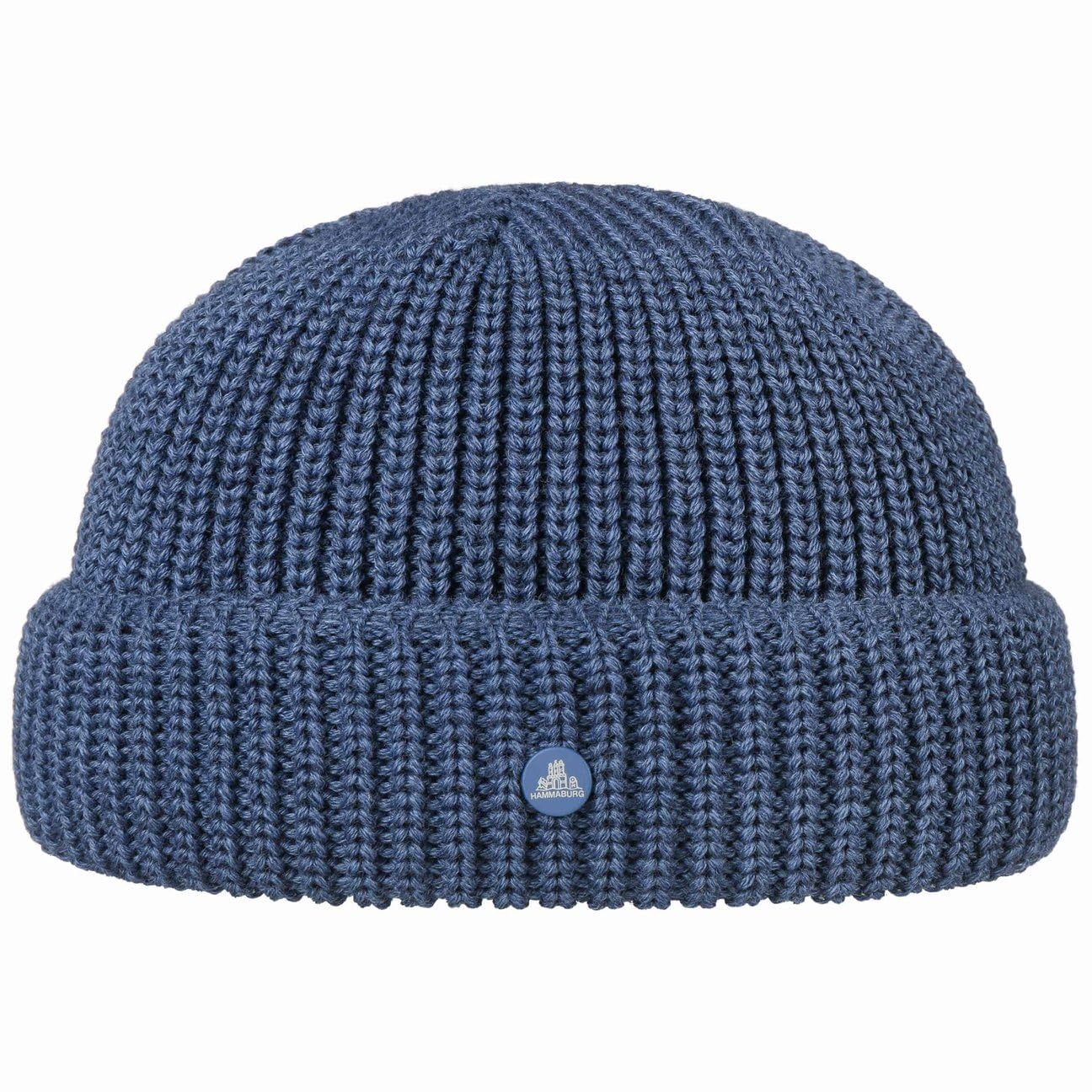 HAMMABURG Strick Dockermütze Beanie Wolle Made in Italy Damen Herren Herbst Winter