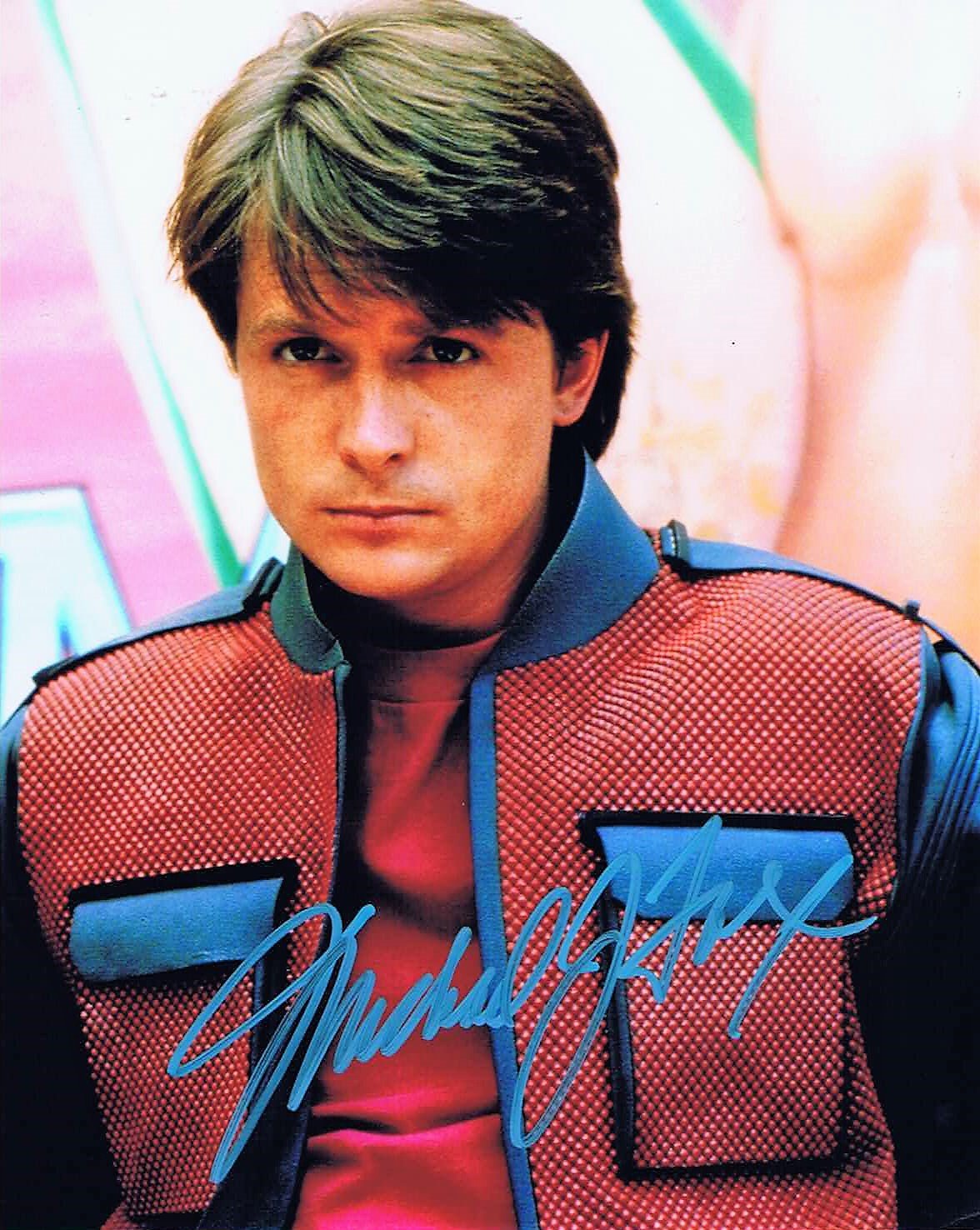 Amazon.co.jp: ◇直筆サイン ◇マイケル J フォックス ◇Michael J 
