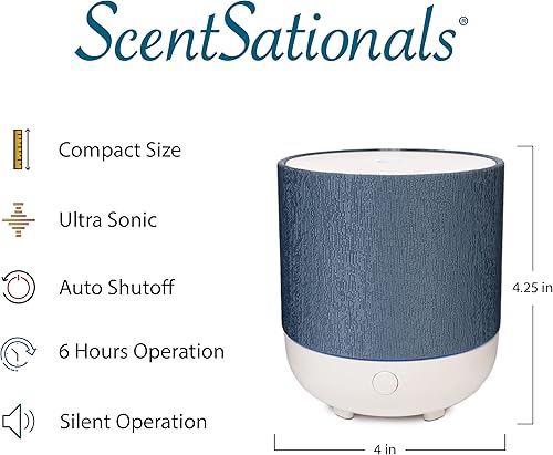Miniatura 4 de Scentsationals Difusor ecléctico – Aceites esenciales perfumados – Usuario de aroma de aromaterapia clásica – Fragancia eléctrica para el hogar