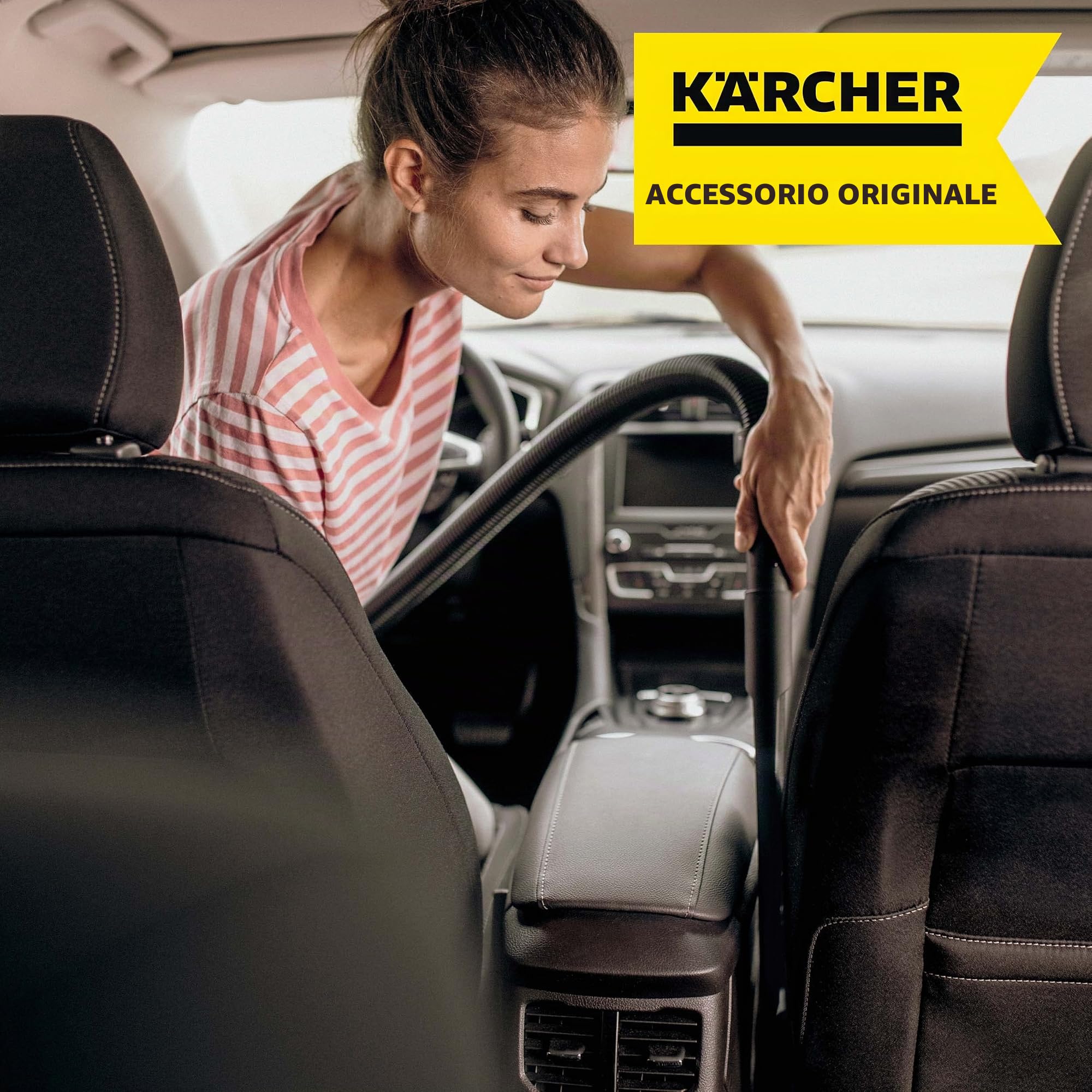 Kärcher AD 2 Aspiracenere - Capacità vano raccolta: 14 l, Potenza d'aspirazione: 150 Air Watt, 600 W - Incl. tubo d'Aspirazione 1.2 m, filtro plissettato 2.863-306.0 Lancia