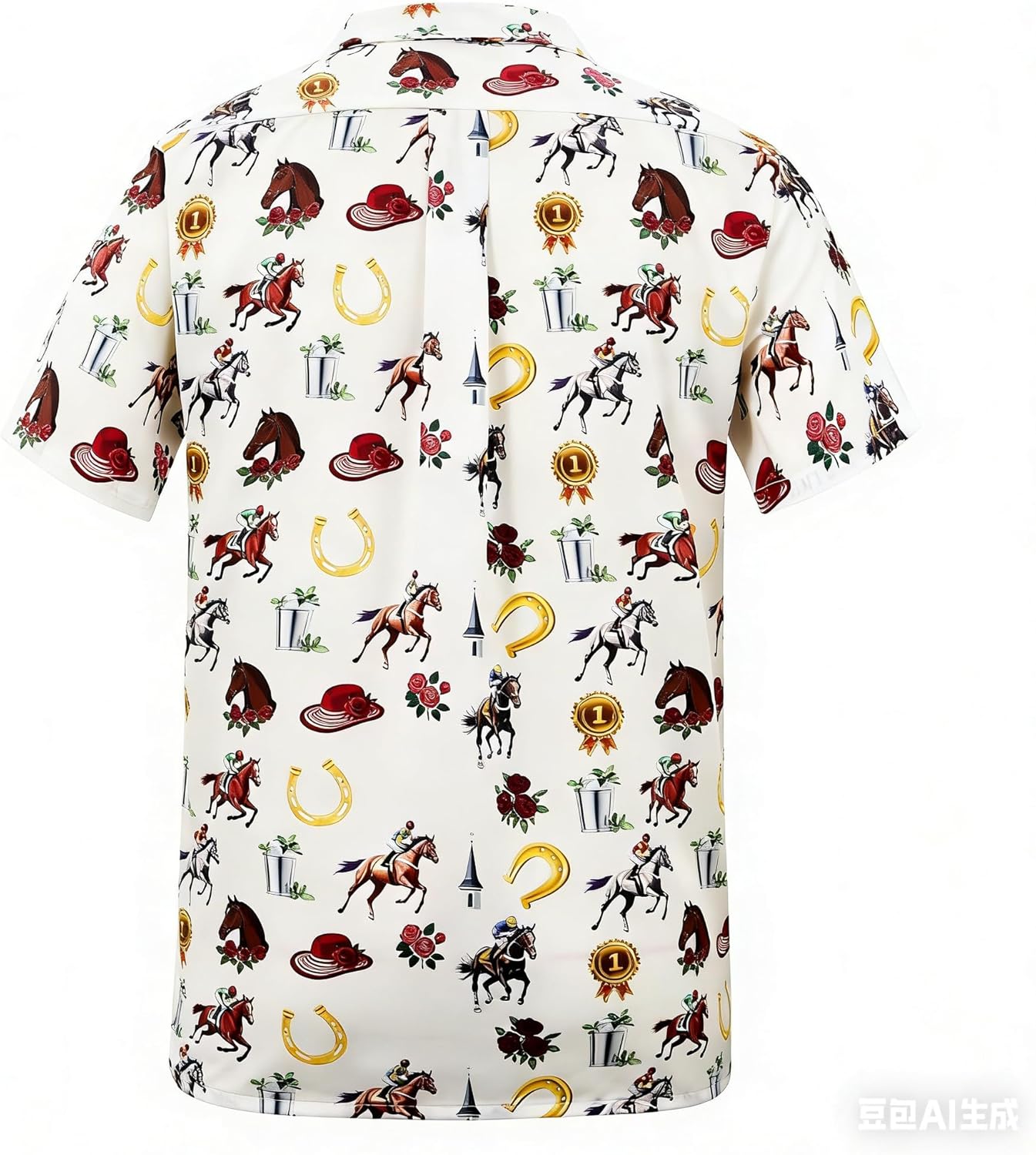 American Trends Men's Hawaiian Shirts Short Sleeve Button Down Tropical Novelty Print Beachwear
