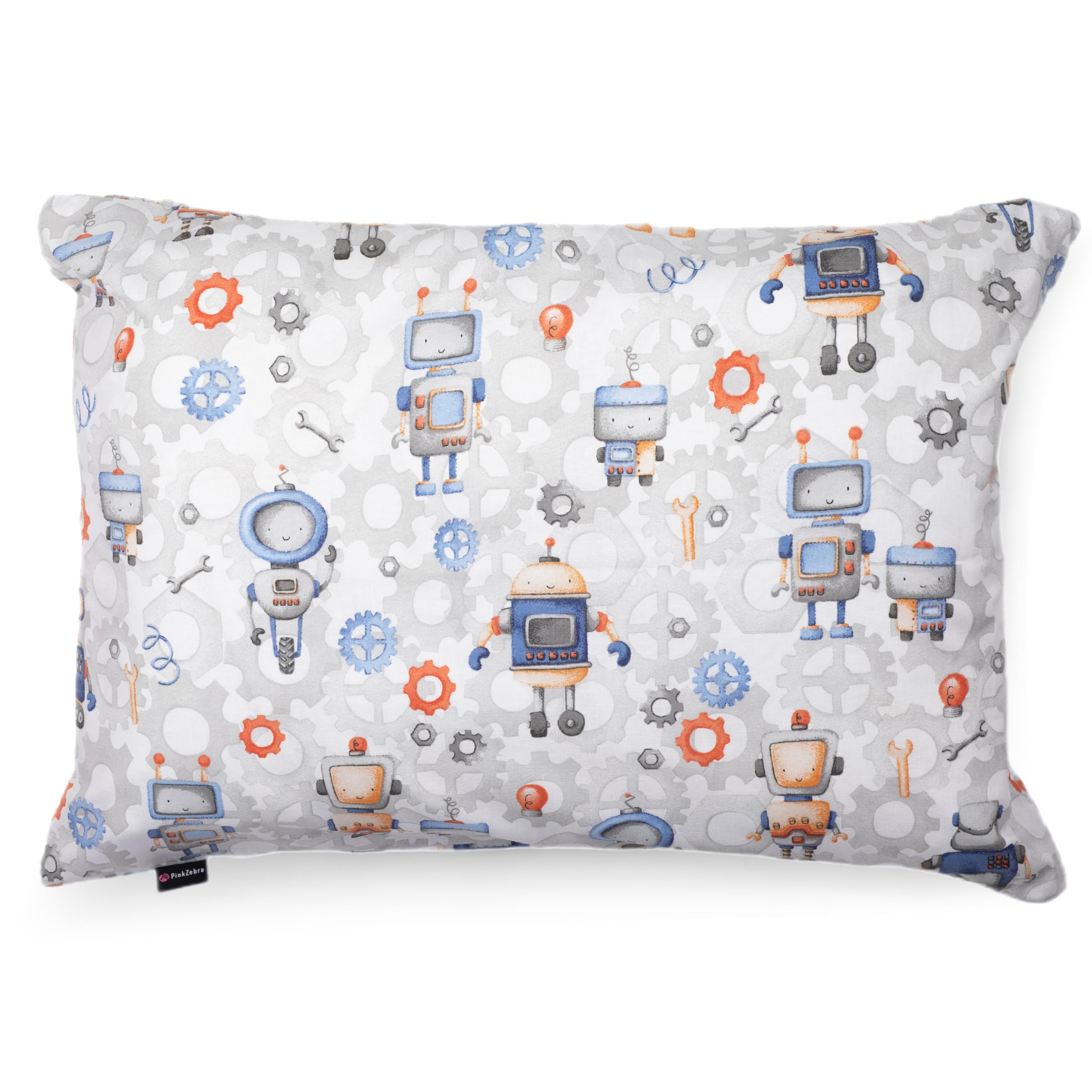 PinkZebra Kinderkissenbezug 40x60 Cm – 100% Baumwolle, Öko-Tex Zertifiziert, Mit Reißverschluss – Süße Tier-Motive Für Jungen & Mädchen