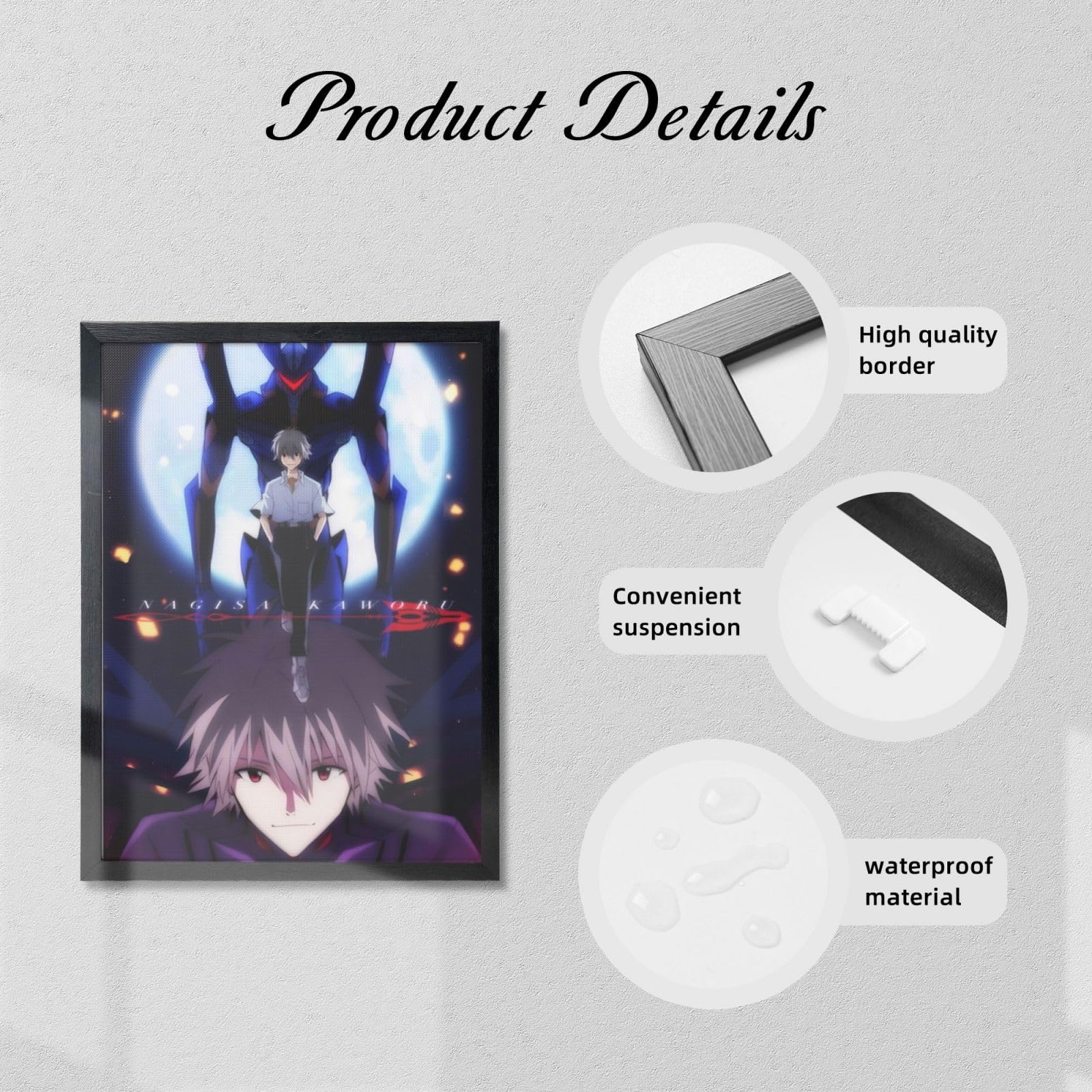 Amazon.co.jp: アートポスター 新世紀エヴァンゲリオン 渚カヲル EVA