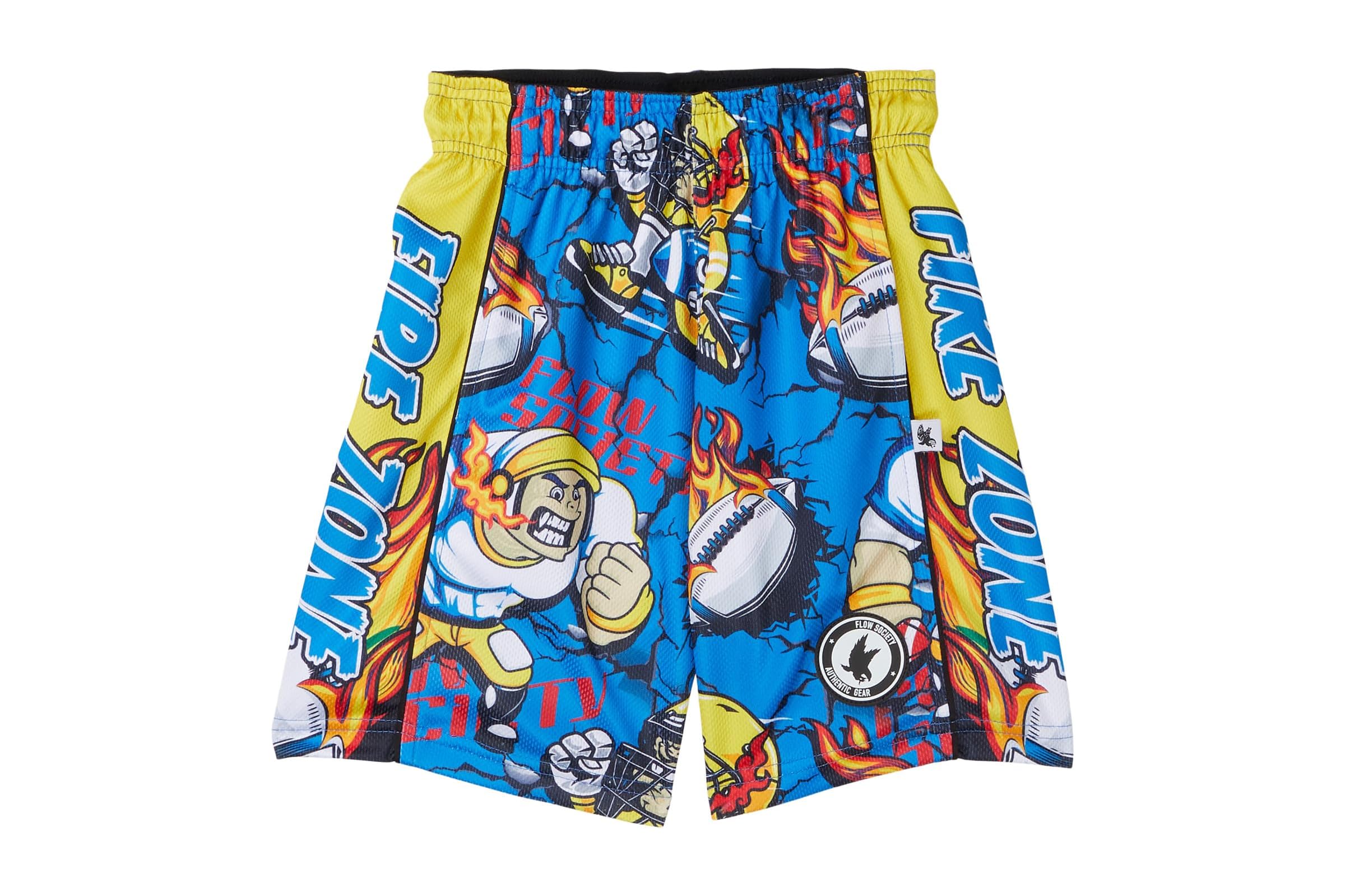 FLOW SOCIETY Boys Fire Zone Football Shorts (Little Kid/Big Kid)