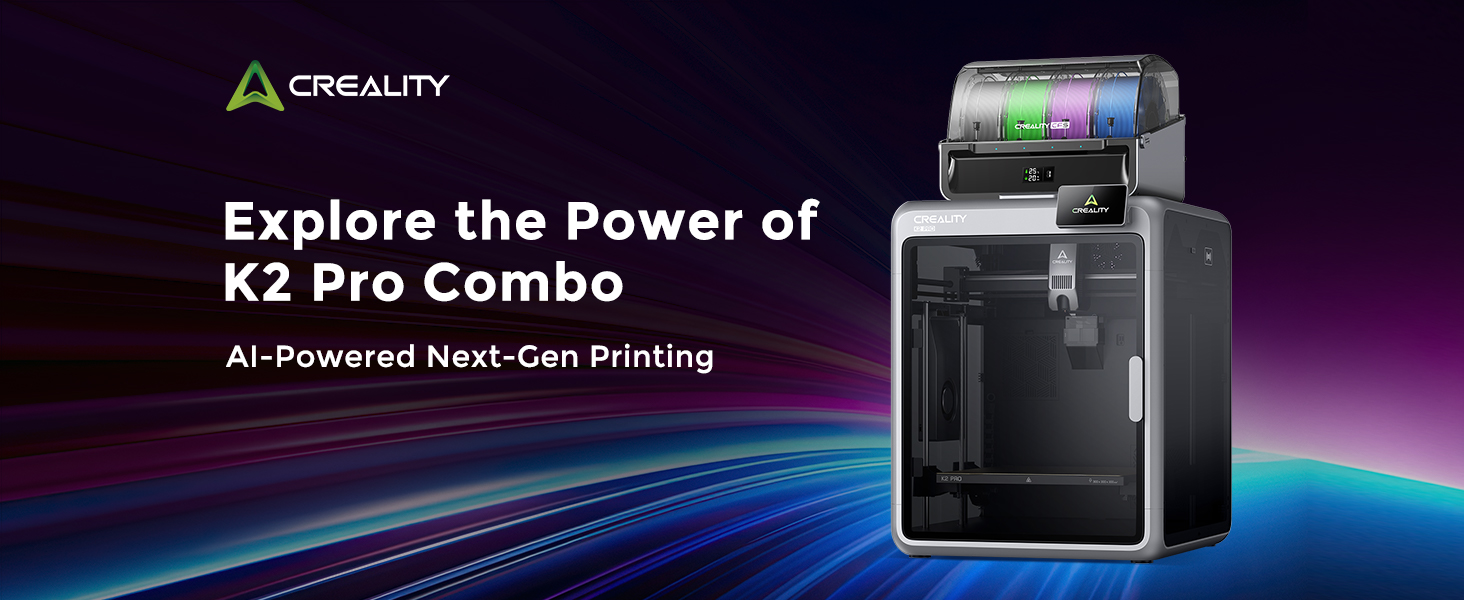 Creality Official K2 Pro Combo(A) 3D Printer, Multi-Color Printing
