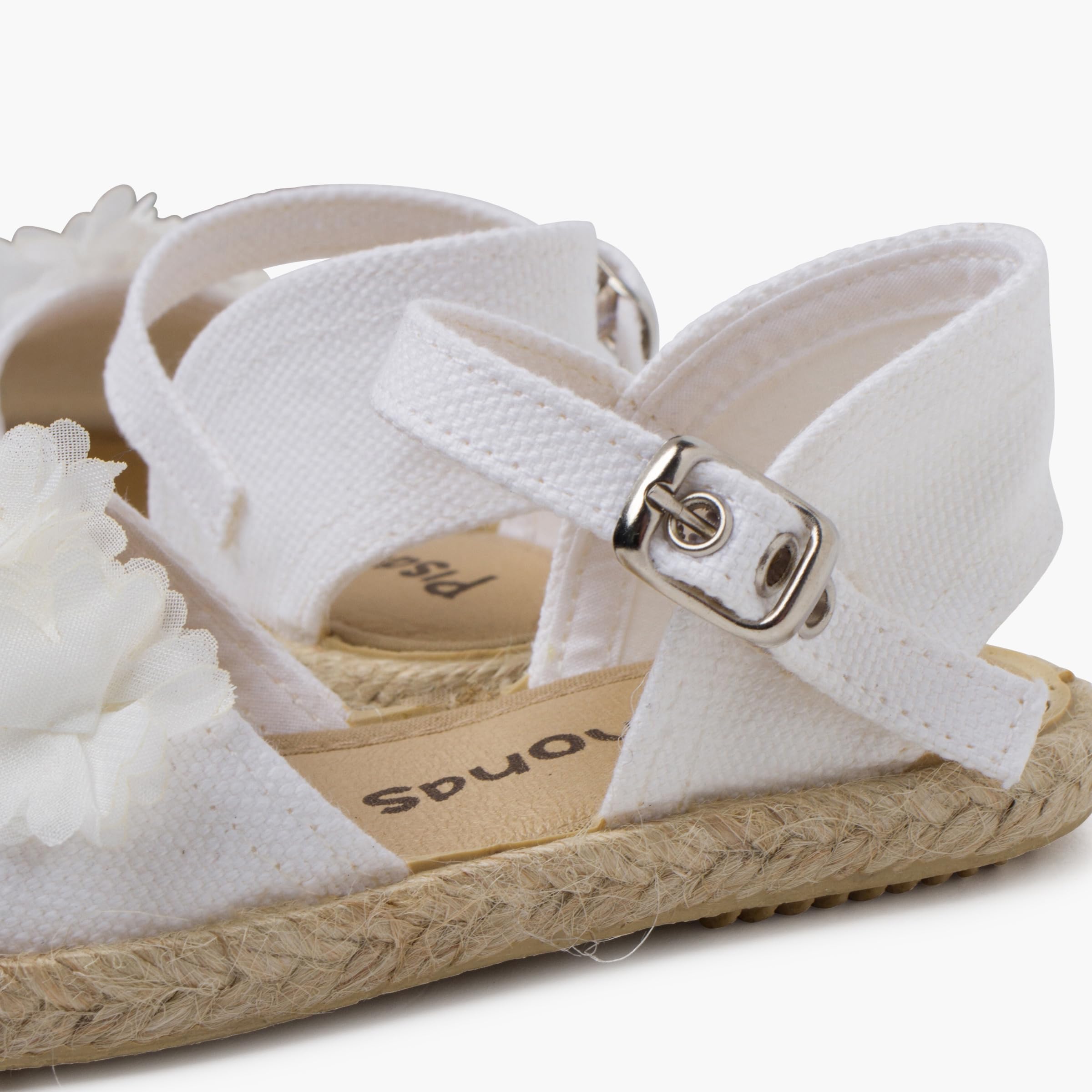 Pisamonas Alpargatas Ceremonia Flores Organza