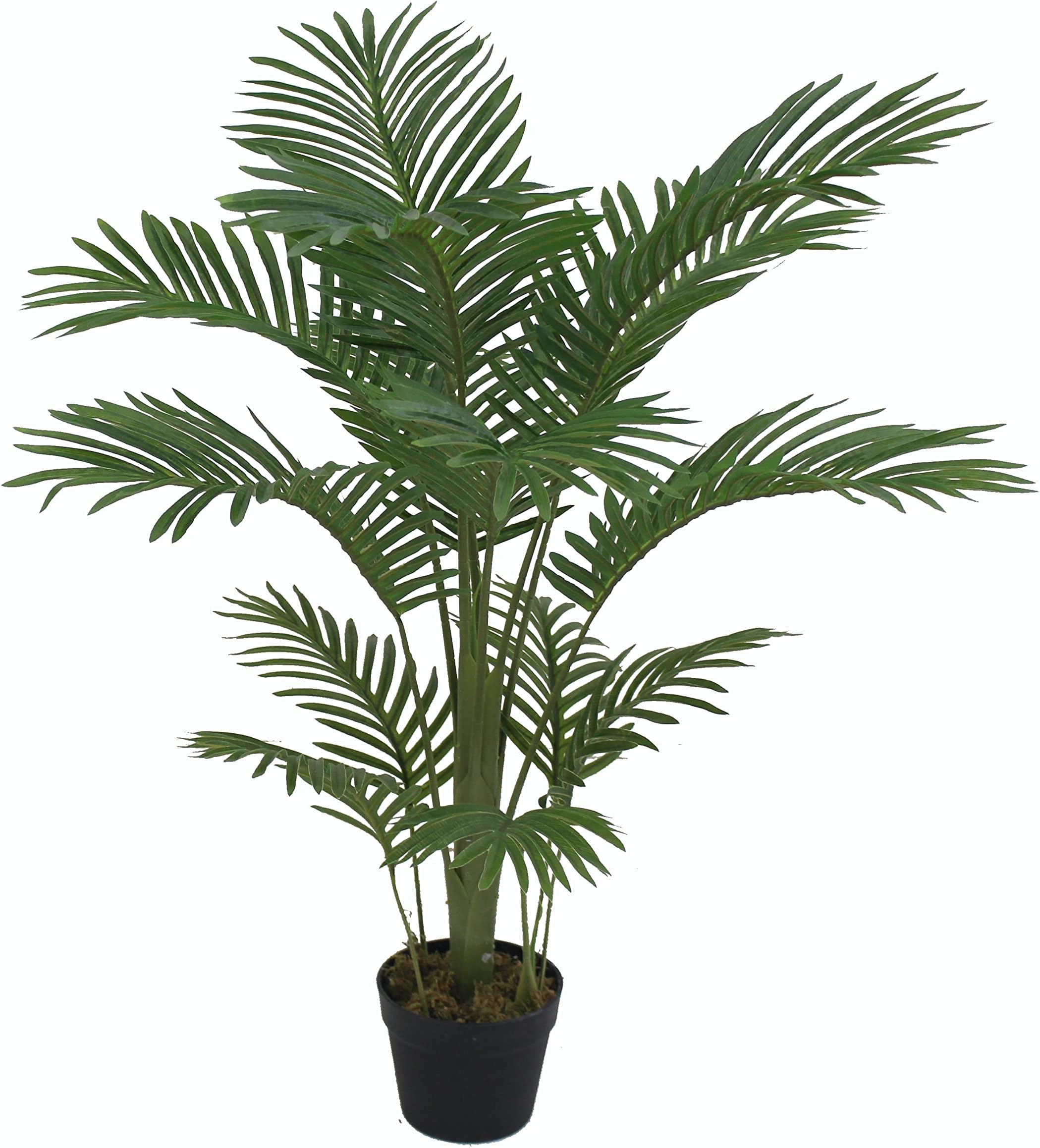 Requena Artificial Tree with Lifelike Leaves Black Plastic Pot 95cm OAK3053