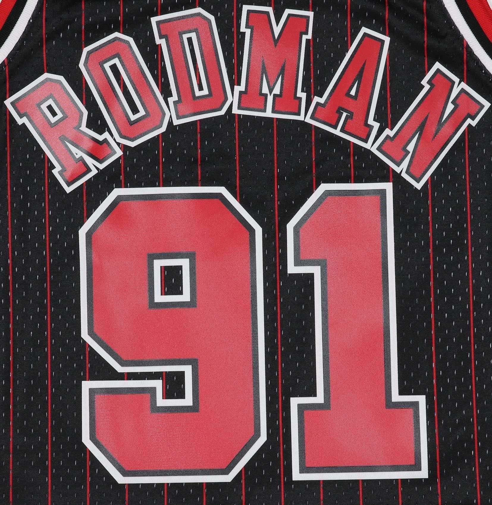 OuterStuff Mitchell & Ness Dennis Rodman #91 Chicago Bulls NBA