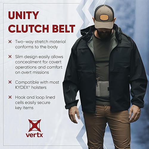 Miniatura 4 de Vertx Mens Clutch Unity Tactical Belt, Modular Mission Belts for Men, Gun Holster Radio Mag Pouch for CCW Concealed Carry