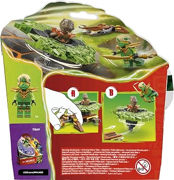 LEGO NINJAGO Lloyd, Toprak Canavarı Topacına Karşı 71850-6 Yaş ve Üzeri Çocuklar için Kılıç Aksesuarlı Lloyd ve Kötü Toprak Canavarı Minifigürleri İçeren Oyuncak Yapım Seti, Hediye Fikri (52 Parça)