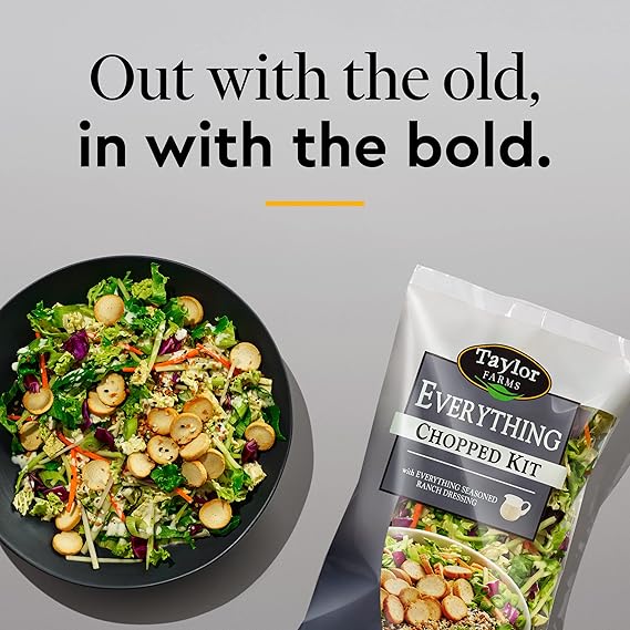 Taylor Farms Everything Bagel Salad 11 57 Oz Amazon Co Uk Grocery