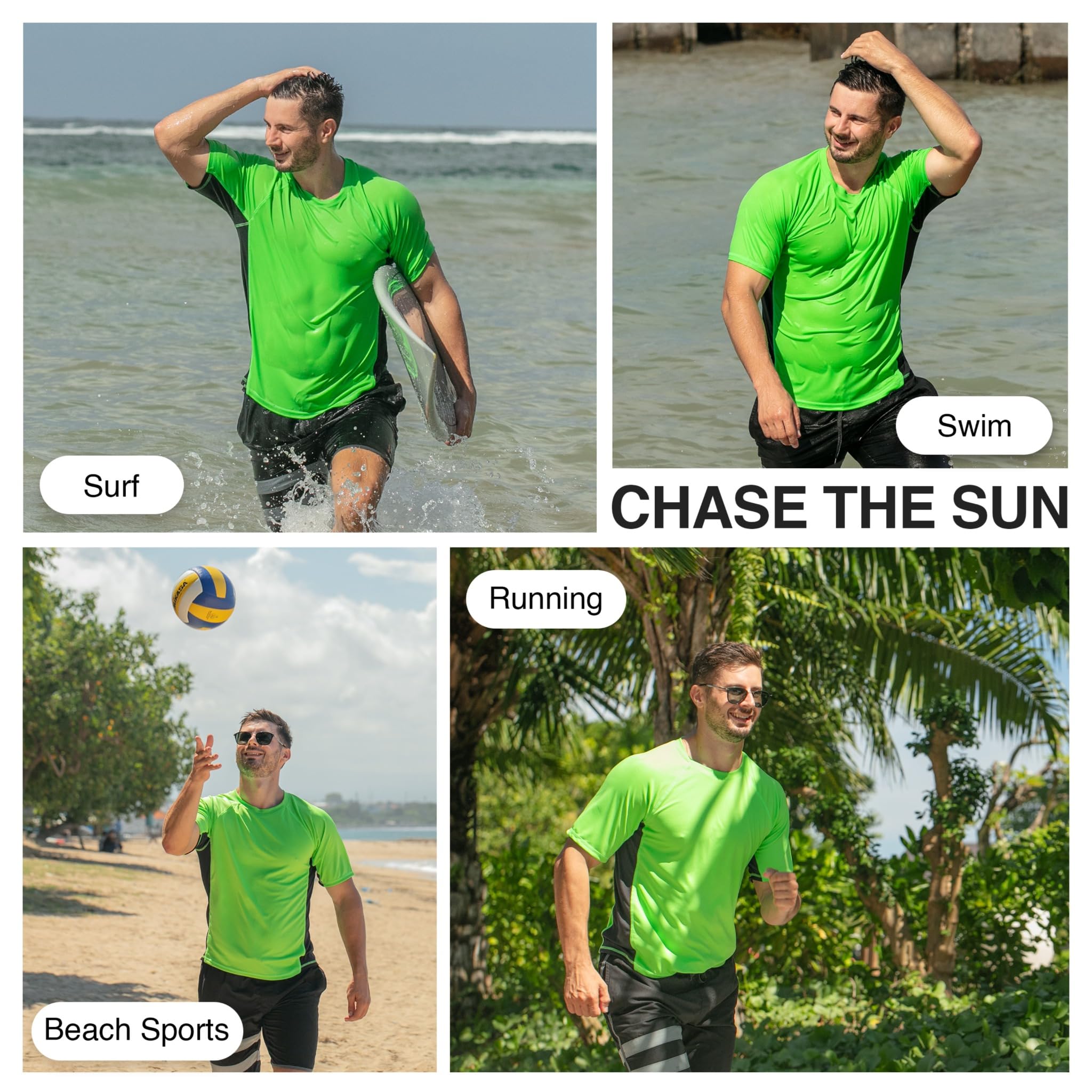 Kanu Surf Maglietta Rash Guard Uomo