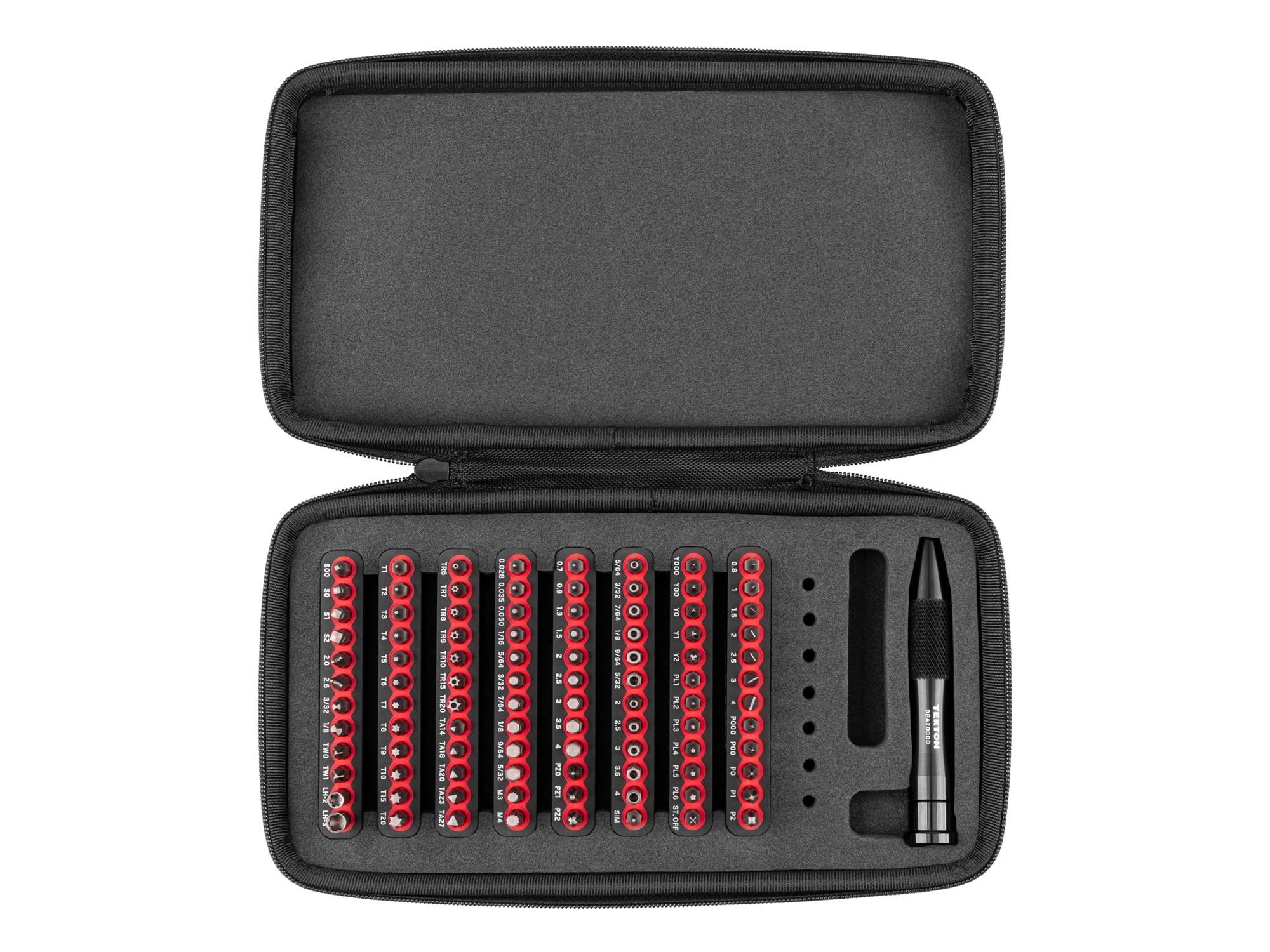 TEKTON 4 mm Bit Driver and Bit Set with Case (97-Piece) | DBA93100