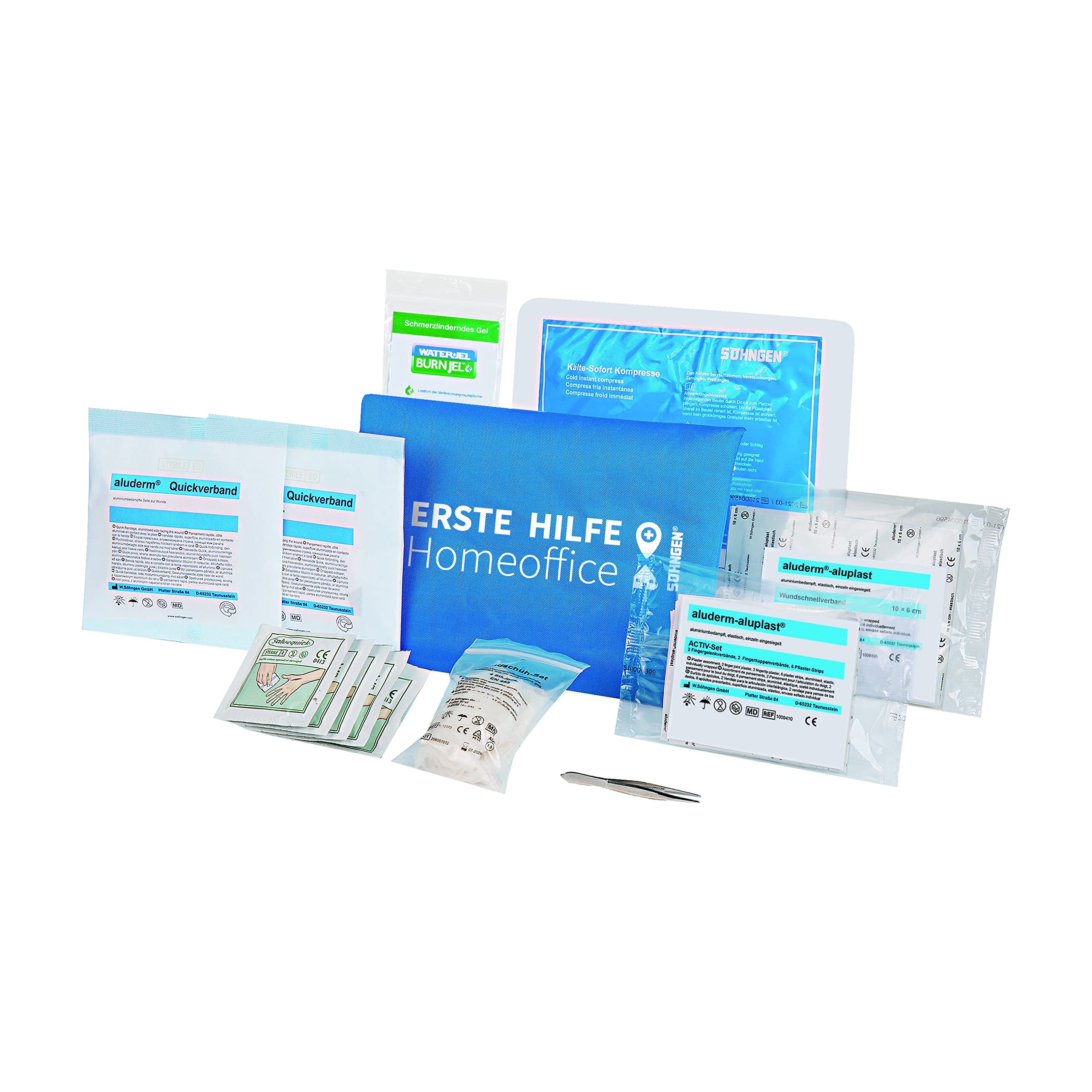 Kit de primeros auxilios Homeoffice 240 x 170 x aprox. Azul SÖHNGEN