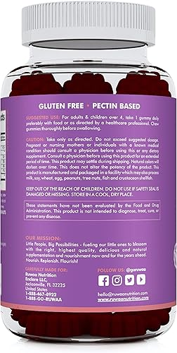 Miniatura 21 de Vitaminas para niños, gomitas de saúco para niños, suplementos de zinc para niños y vitamina C para niños, vitaminas de apoyo inmunológico