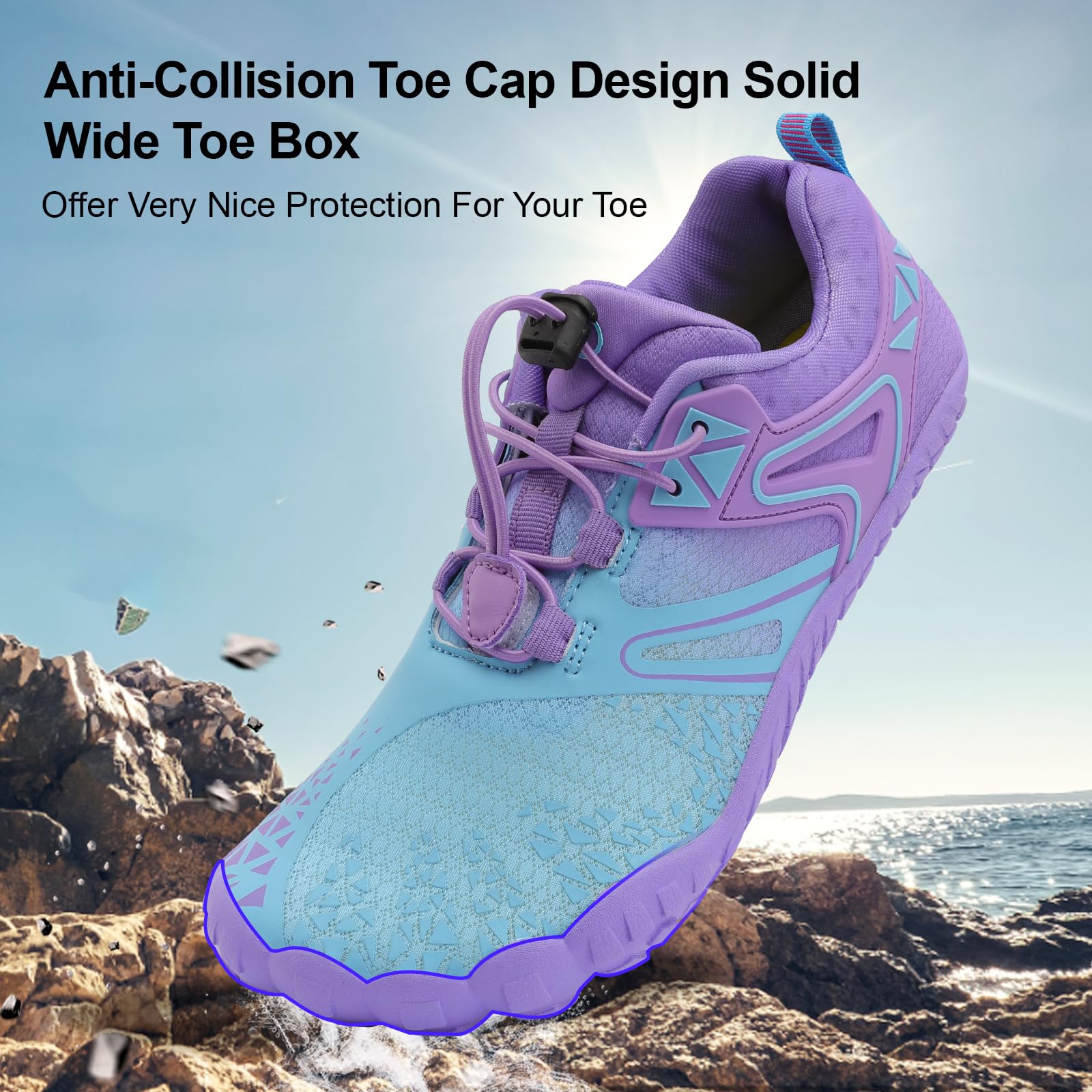 XIHALOOK Zapatos deportivos de agua para senderismo y hombre, secado rápido, para caminar en la playa, kayak, surf, entrenamiento