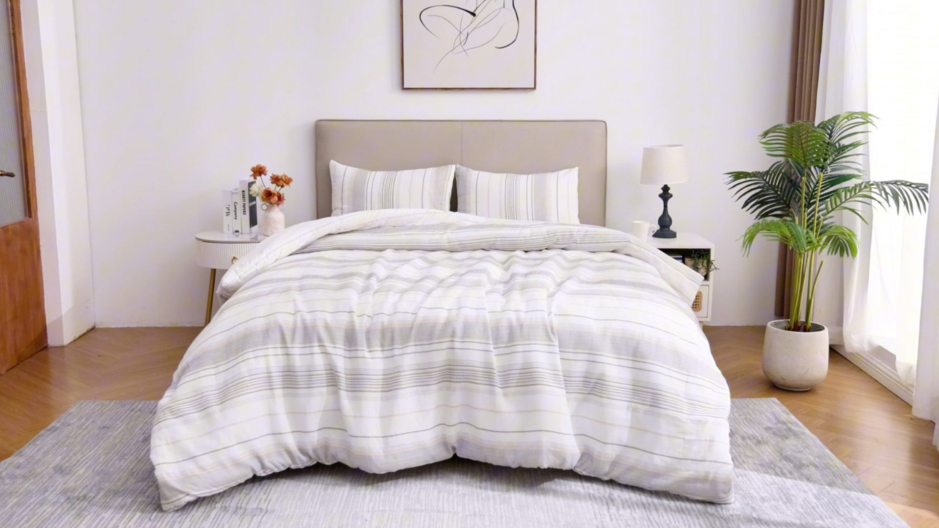 Amazon.com: Amazon Basics Comforter Set, 3-Piece Jacquard
