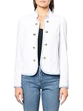 Women&apos;s Band Jacket&comma; Bright White&comma; X-Small