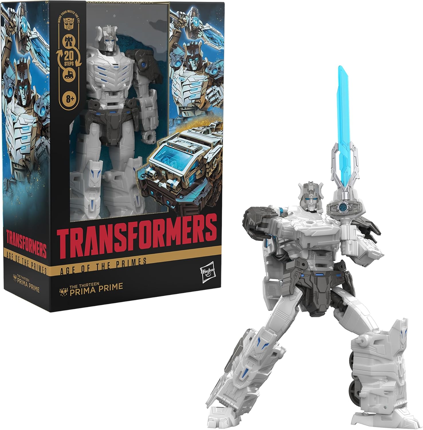 Transformers Age of The Primes Voyager Class The Thirteen Prima Prime, 7-inch Converting Action Figure, Robot Toys for Ages 8+ - Image 5