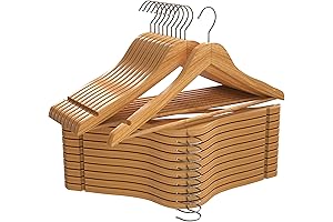 Utopia Home Premium Wooden Hangers (20 Pack)