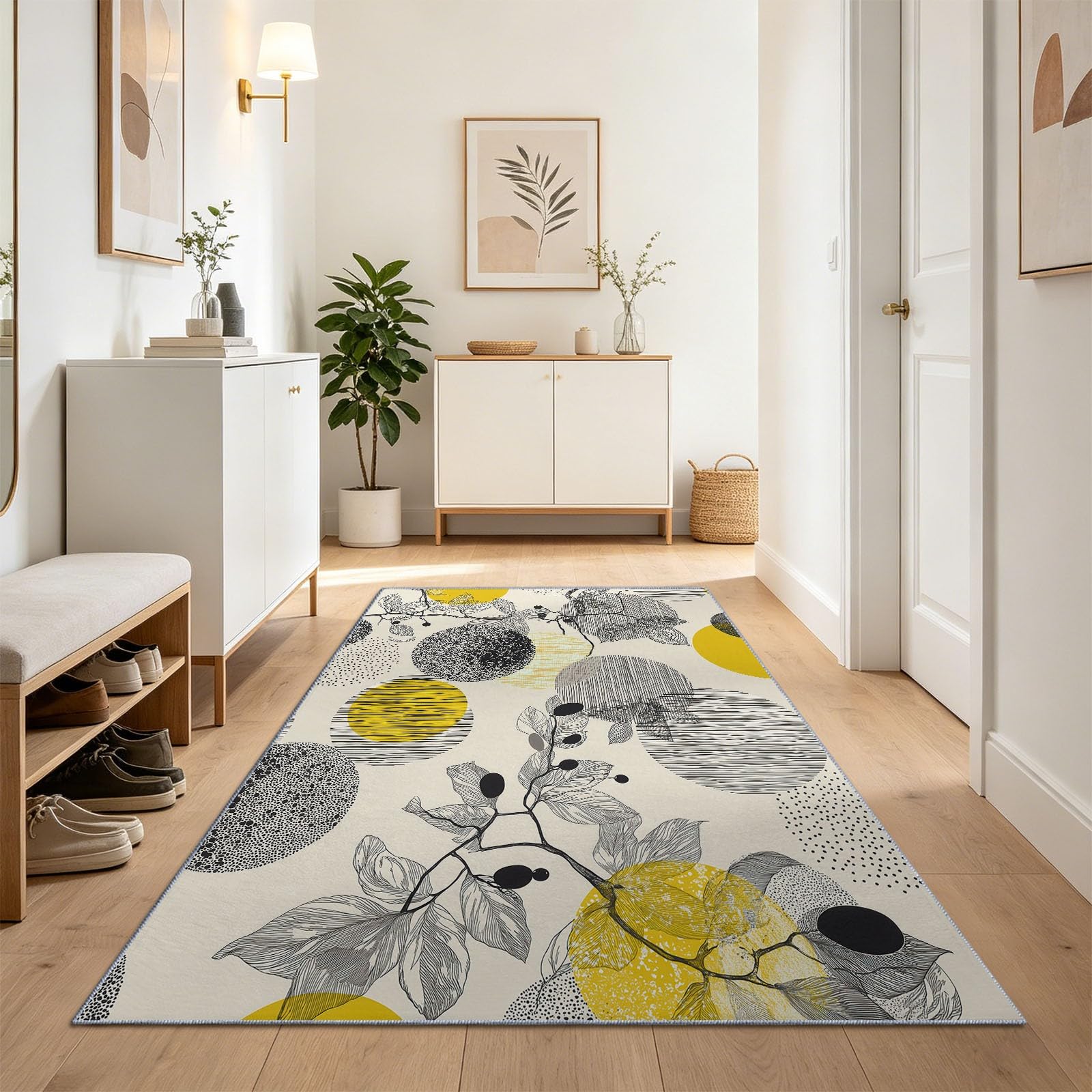 Tapis poils courts doux lavable pour résoudre le nettoyage salon