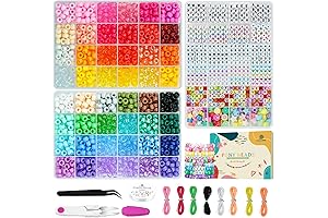 Dowsabel Bracelet Making Kit for Kids: Unleash Creativity with 48 Vibrant Beads