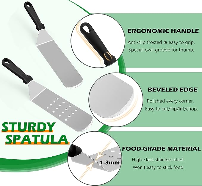 Kit de accesorios para parrilla HaSteeL de 18 piezas miniatura 3