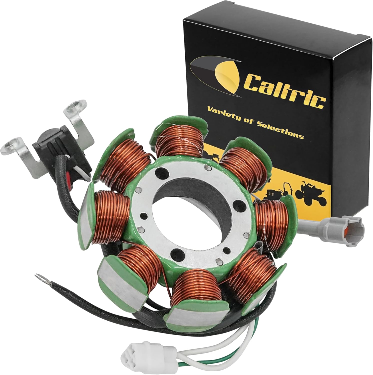 Caltric Stator Compatible With Yamaha Raptor 125 Yfm125R 2011 2012 2013 2PA-H1410-01-00