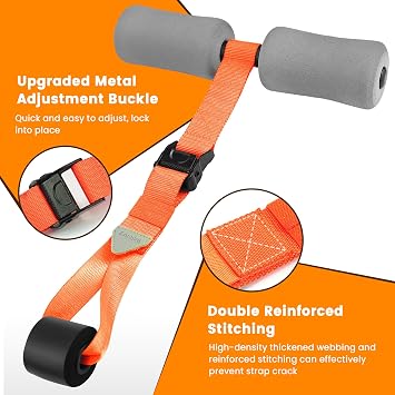 Nordic Hamstring Curl Strap, Balency Nordic Curl Strap for Hamstring Curls | Nordic Curl Attachment, Leg Exercise Assisted Strap for Strength Training, Nordic Curl Strap Home Workout Equipment