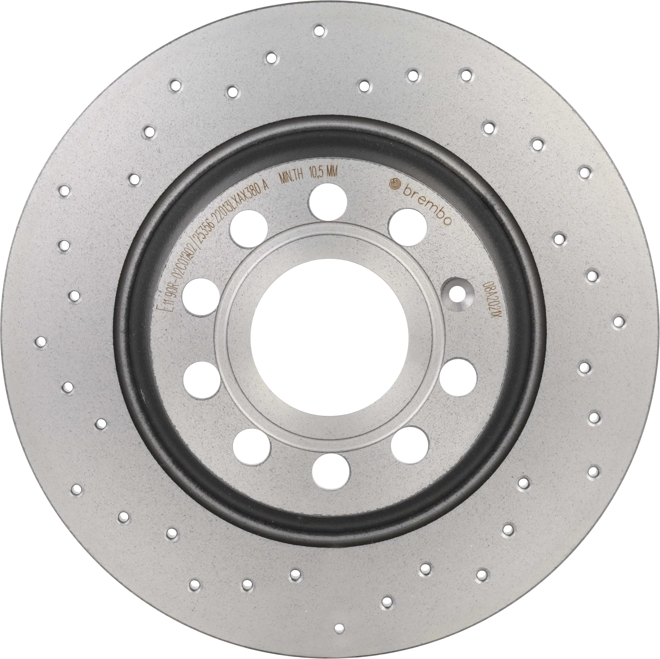 2x BRAKE DISC 08.A202.1X FOR VW AUDI A3/S3 BKD/AZV 2.0L AXW/BLR/BVZ/BVY 2.0L