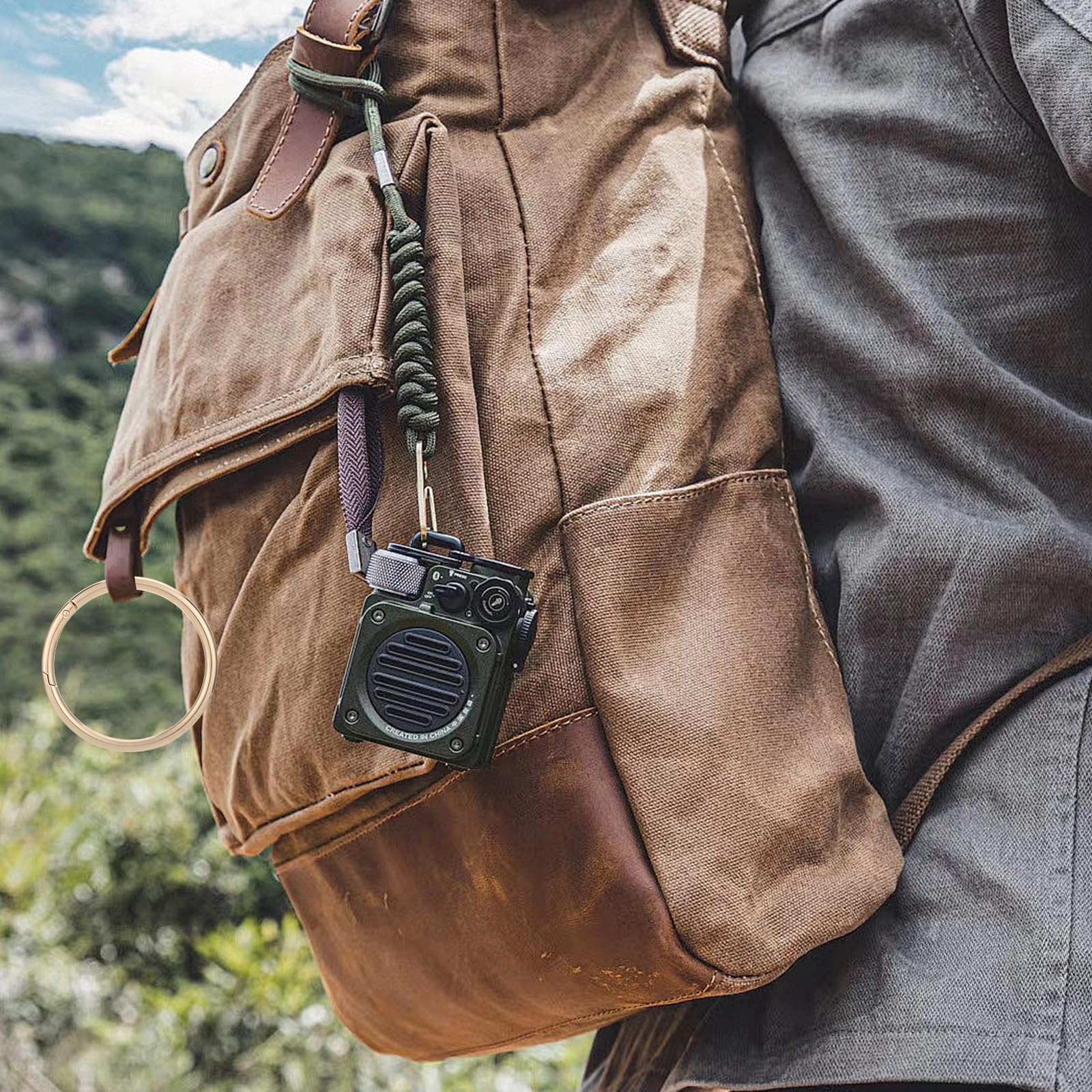 2 Stück Karabinerhaken Groß: 75 Mm, Edelstahl Schwarz – Vielseitig Für Schlüssel, Taschen & Outdoor