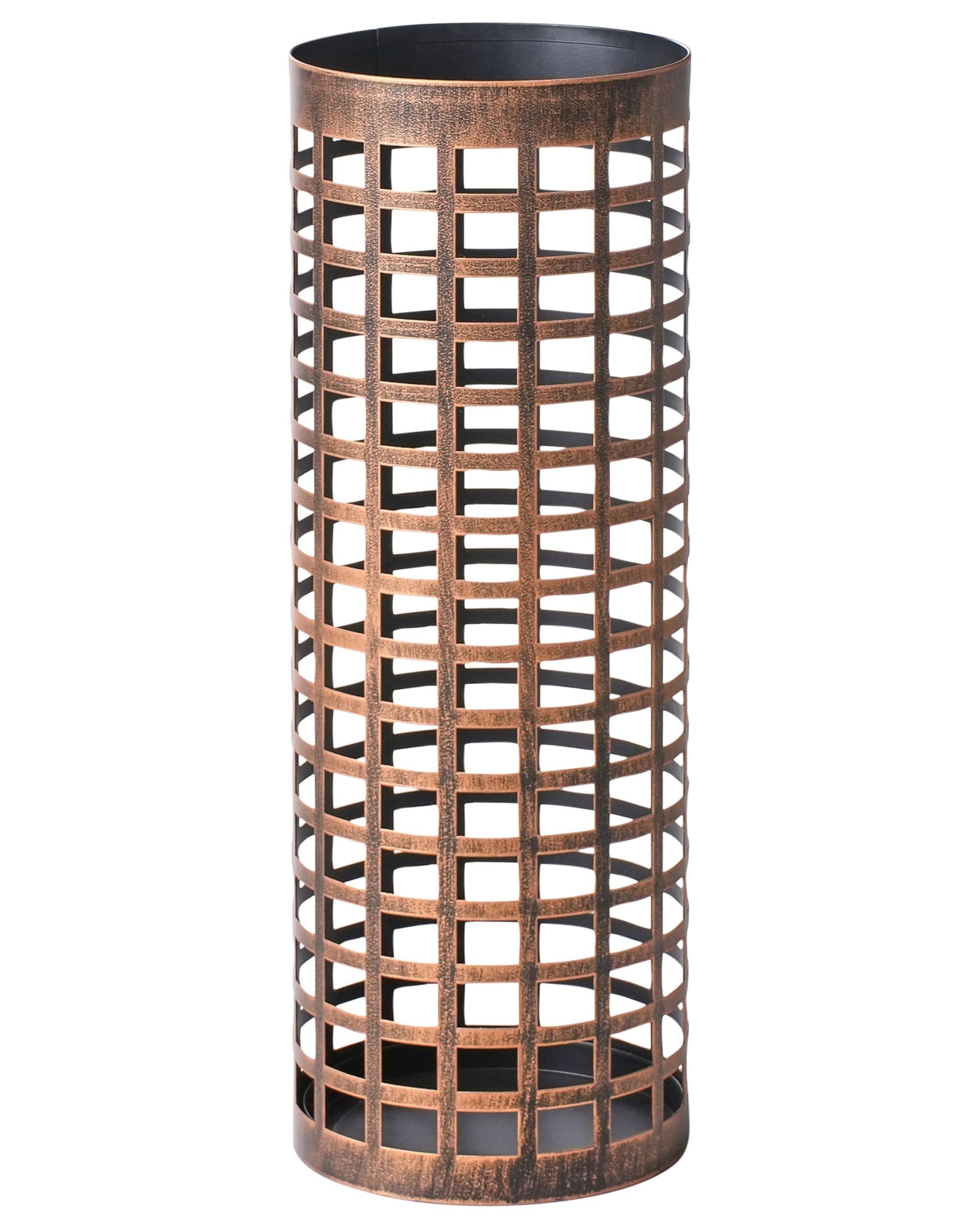 BELIANI Umbrella Stand - Metal - Copper - Brown