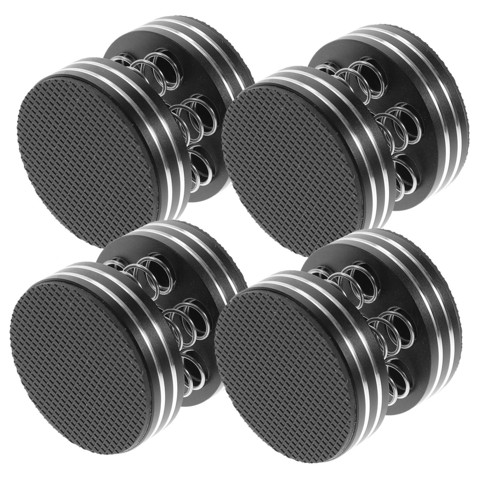 4 pezzi Piedini Isolanti per Altoparlanti con Molla in Supporti Antivibrazione per Subwoofer e Giradischi Base in Antiscivolo per Protezione Pavimento Hifi