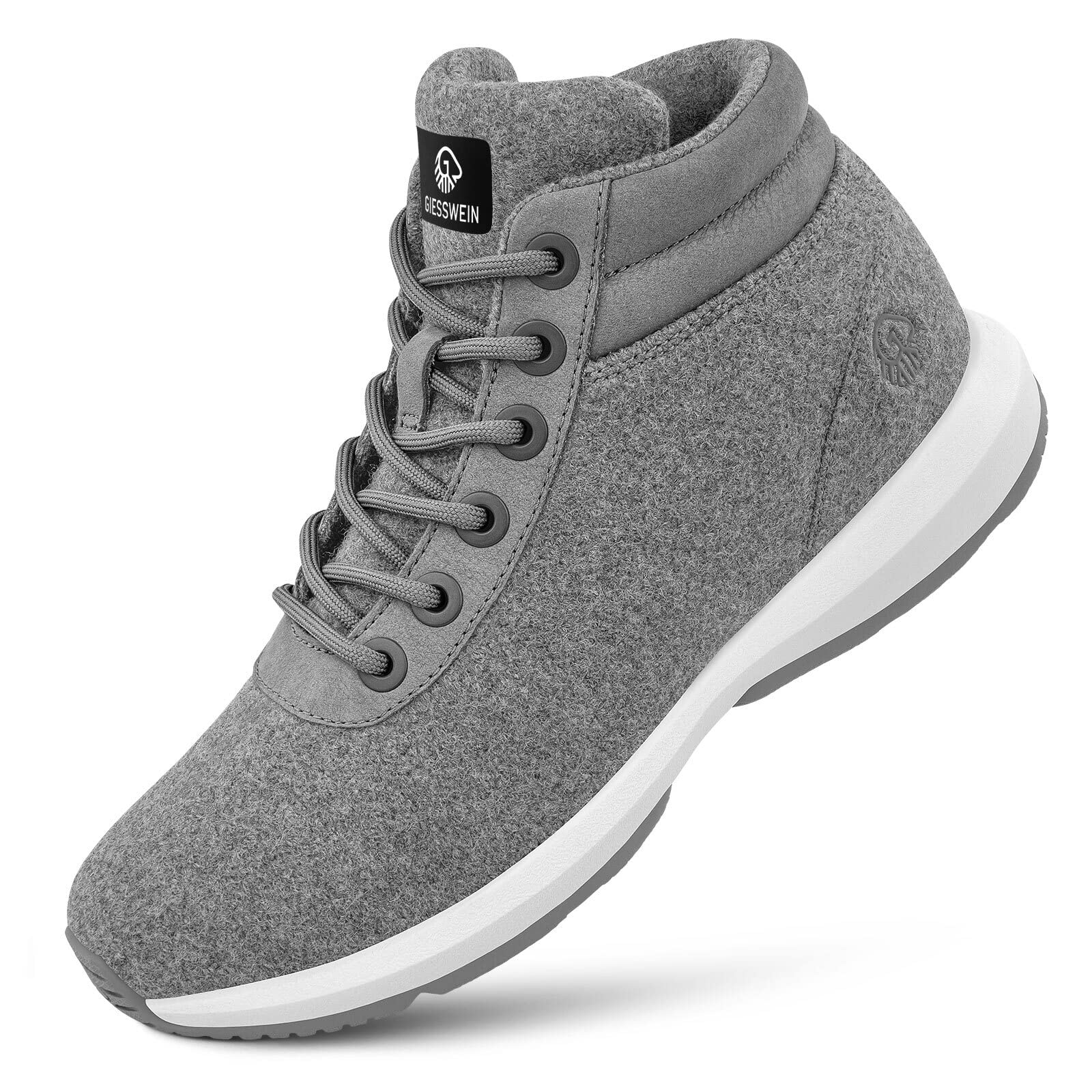 Giesswein Wool Sneaker High Top Men - Gefütterte Merino Schneestiefel | Kuschelig warme Merinowolle & High-Top-Schaft – Winter Outdoor Boots für Herren, durch Schnee, Matsch & City