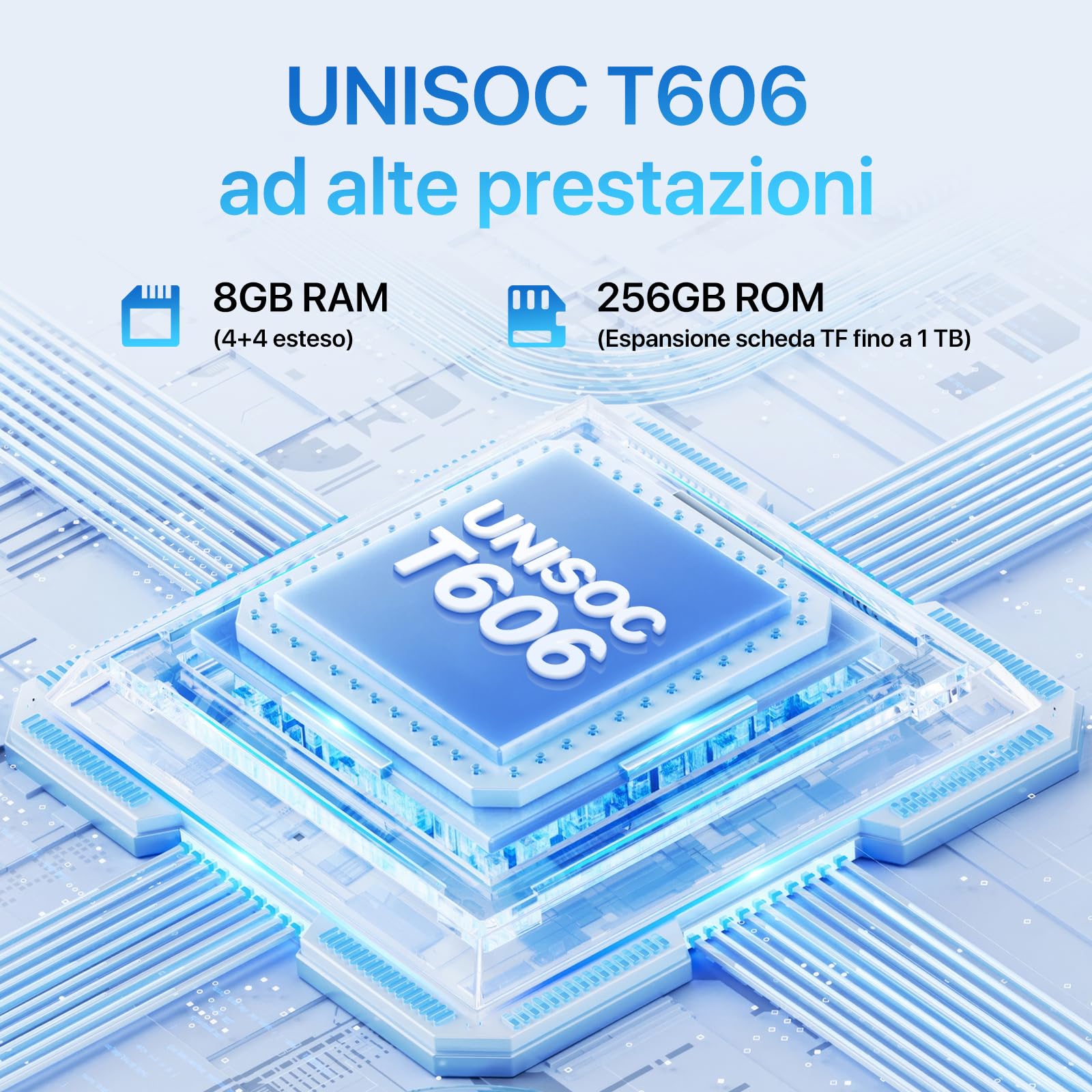 UMIDIGI Tablet Android 14, 11 Pollici 8(4+4) GB RAM+256GB ROM/TF 1TB, 4G Dual SIM, 7200mAh, Octa Core/GPS/13MP/BT5.0/OTG/Face ID, G9 Tab con Penna-Grigio