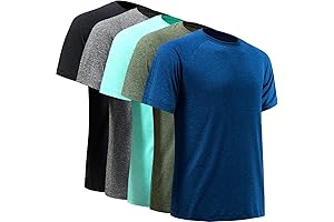 BALENNZ Quick Dry Shirts for Men: Workout, Active, Athletic, Gym