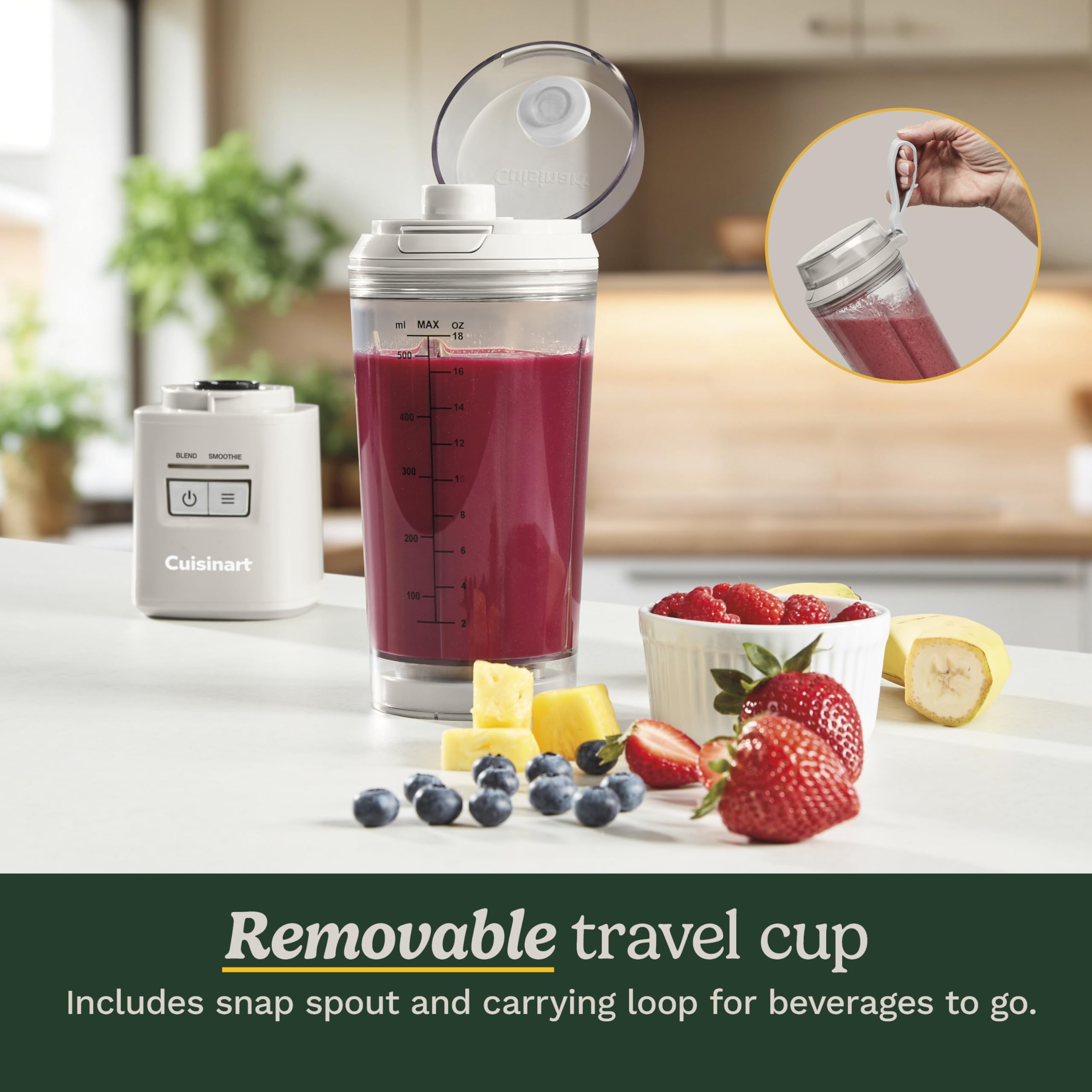 Amazon.com: Cuisinart Cordless Rechargeable Portable Blender for