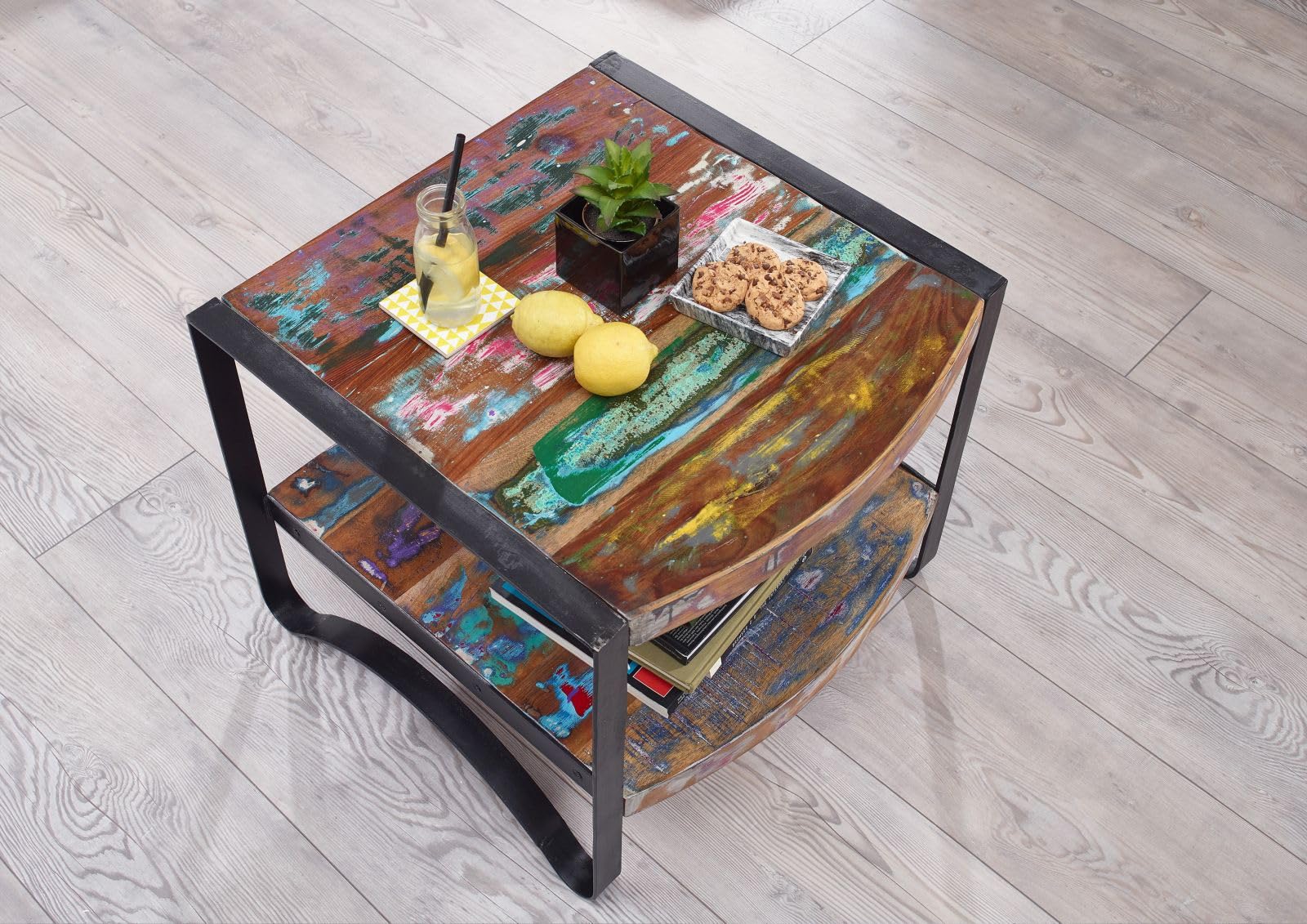 Industrial Furniture Reclaimed Wood Panel Industrial Modern X Frame