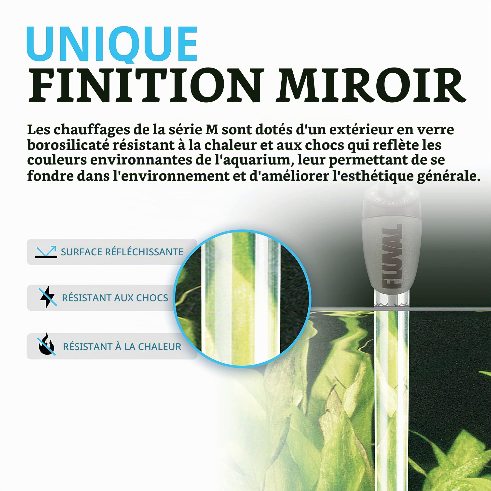 Fluval Chauffage pour Aquariophilie M 50 W