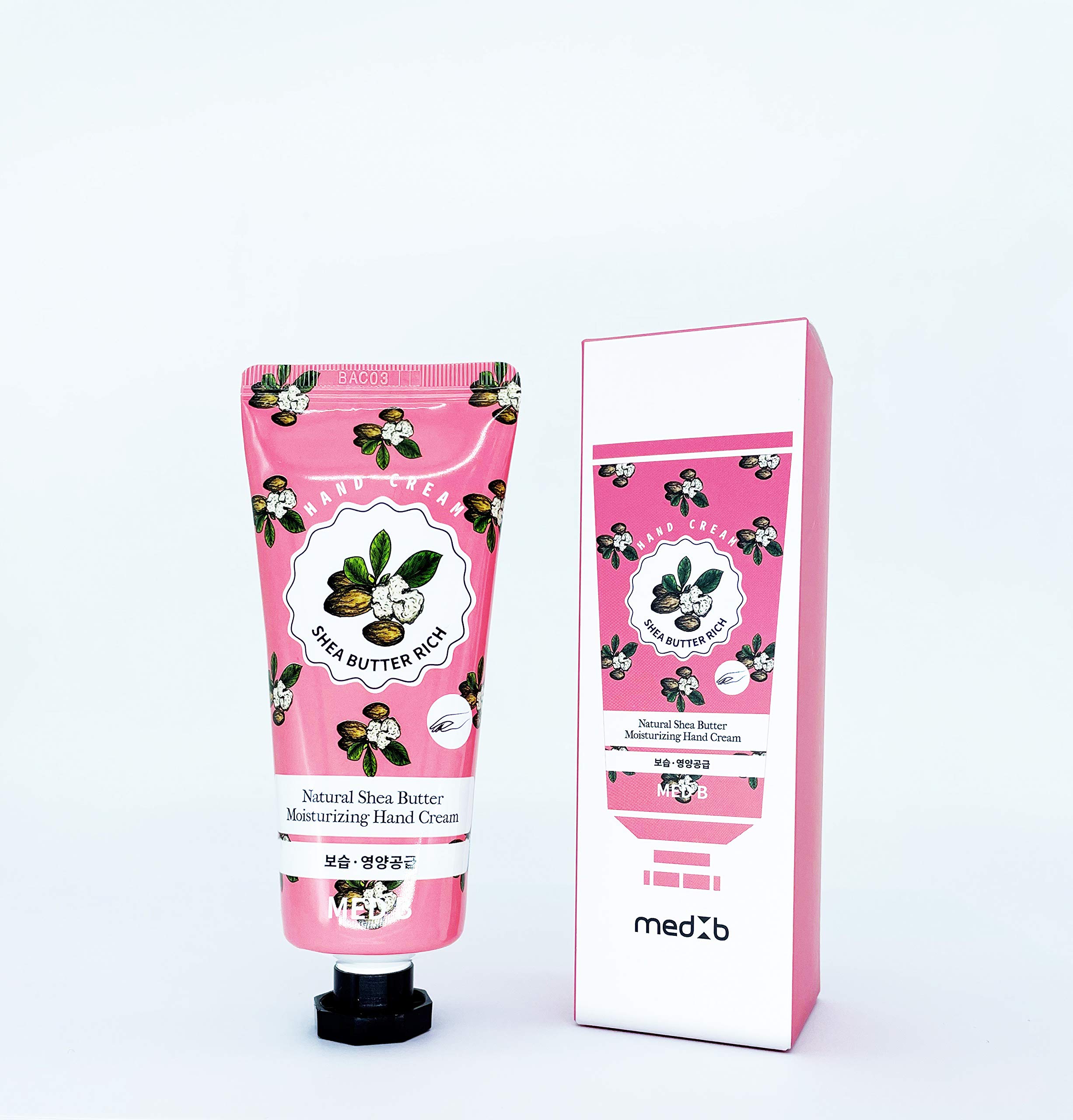MED BShea Butter Rich Hand Cream For Dry Hand, Hydrating Hand Moisturizer, Fast-Absorbing & Moisture Hand Cream,(80ml) 2.8 Oz