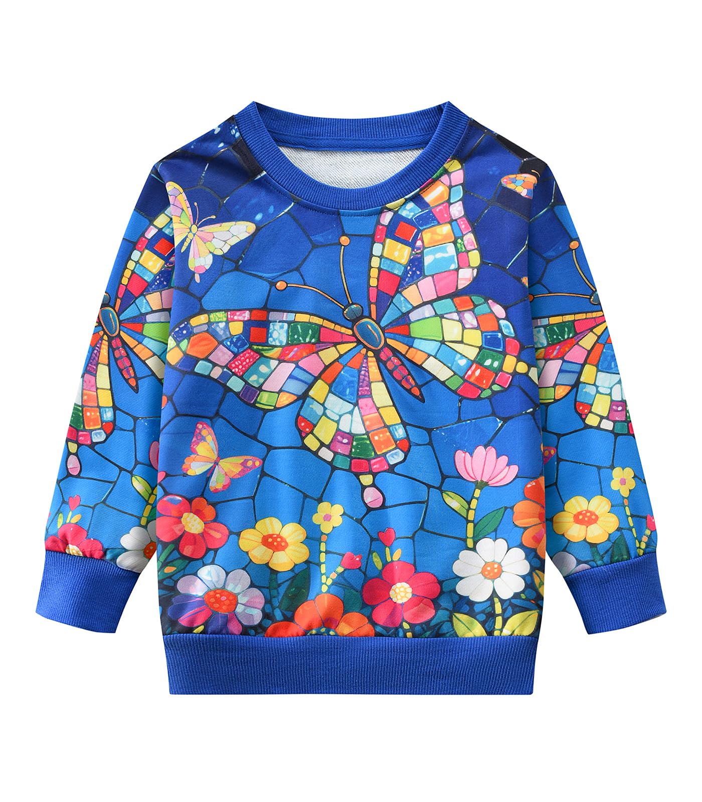 DHASIUE Sweatshirt Mädchen Langarmshirt Fuchs Kaninchen Pull