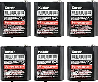 Kastar 6-Pack 3.6V 53615 Battery Compatible with Motorola PMNN4477AR, PMNN4551A, ULFRS4002A, ULFRS-4002A, PMNN4477, PMNN4477A, TalkAbout MT350R, TalkAbout MT352, TalkAbout MT352R, TalkAbout MT352TPR