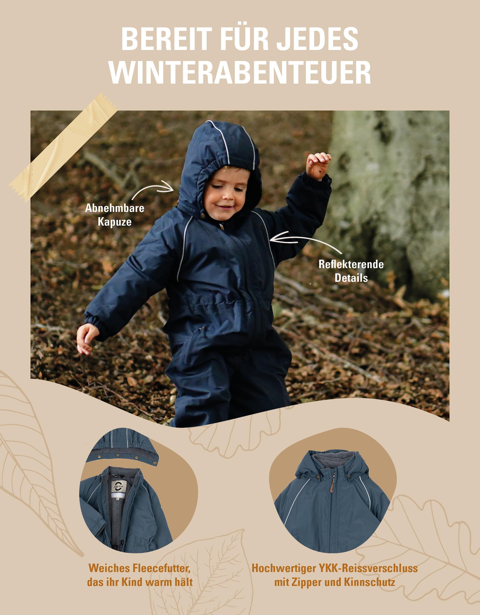 Mikk-line Tuta da neve per bambini