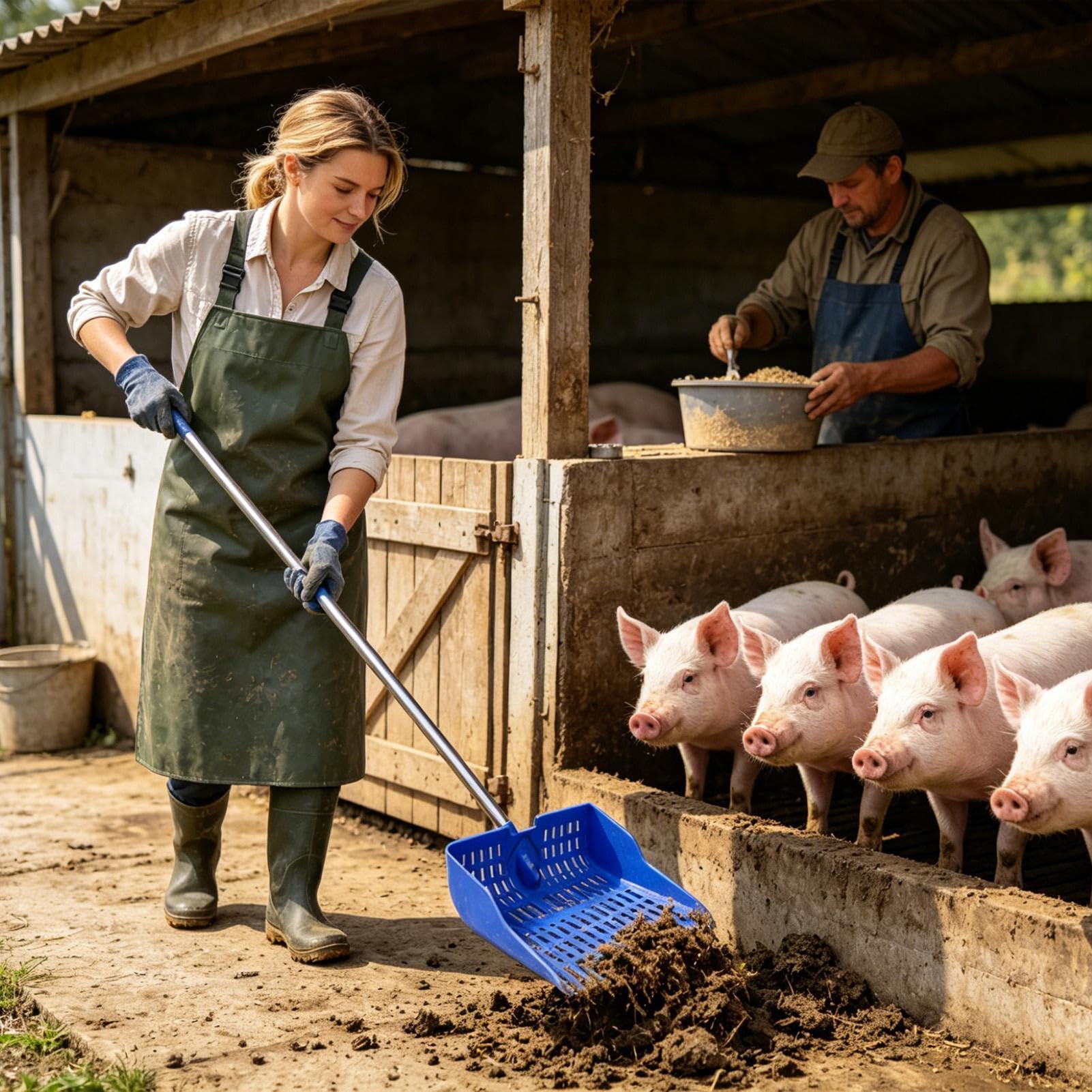 Grabik Do Kurnika - Wytrzymały Odporny Na Korozję Łatwy W Czyszczeniu Ergonomiczny,Łopatka I Do Przesiewania Piasku,Dla Ogrodu, Tarasu, Trawnika, Domu - Narzędzie Sprzątające
