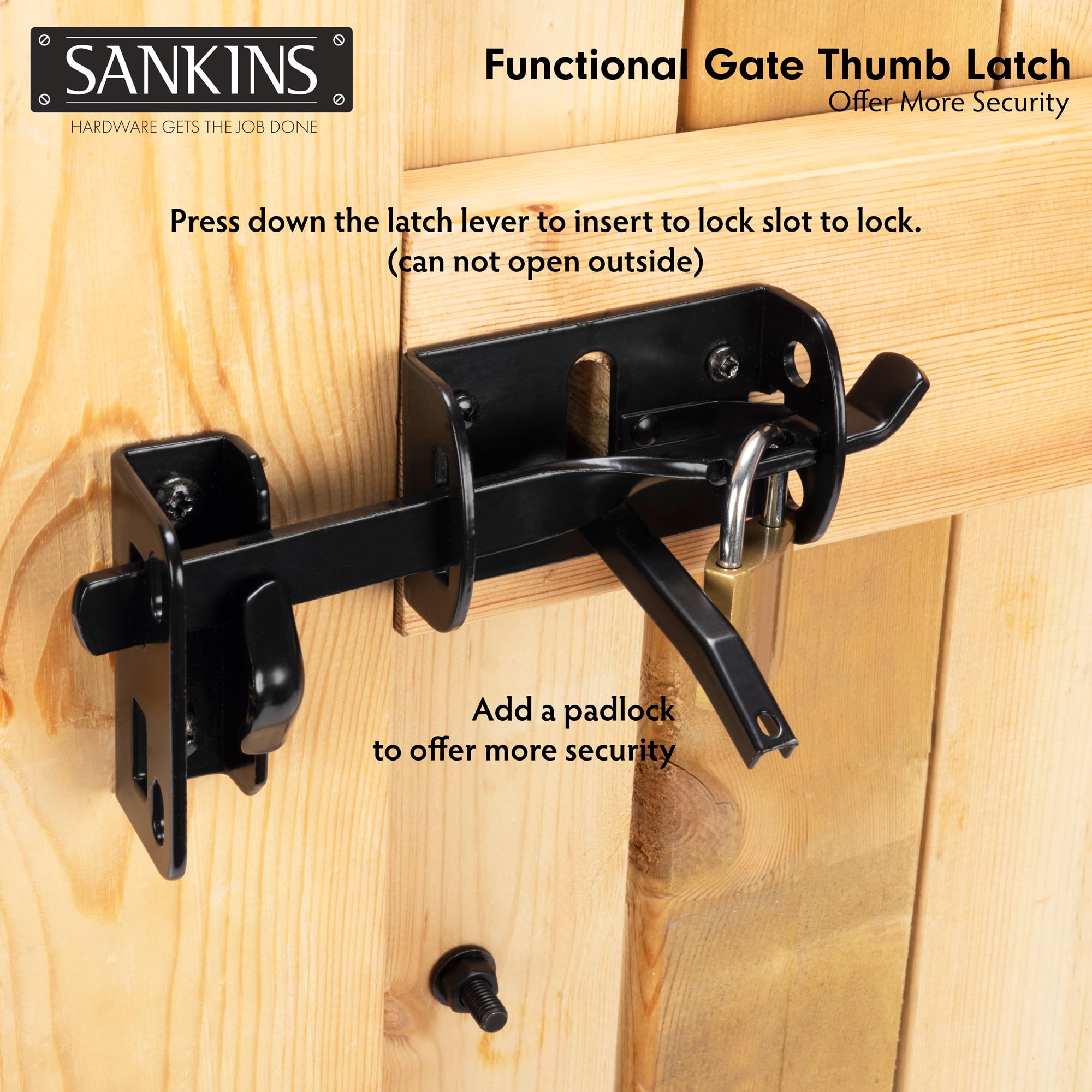 SANKINS Loquets De Sécurité Pivotants De 11,4 Cm, Loquets