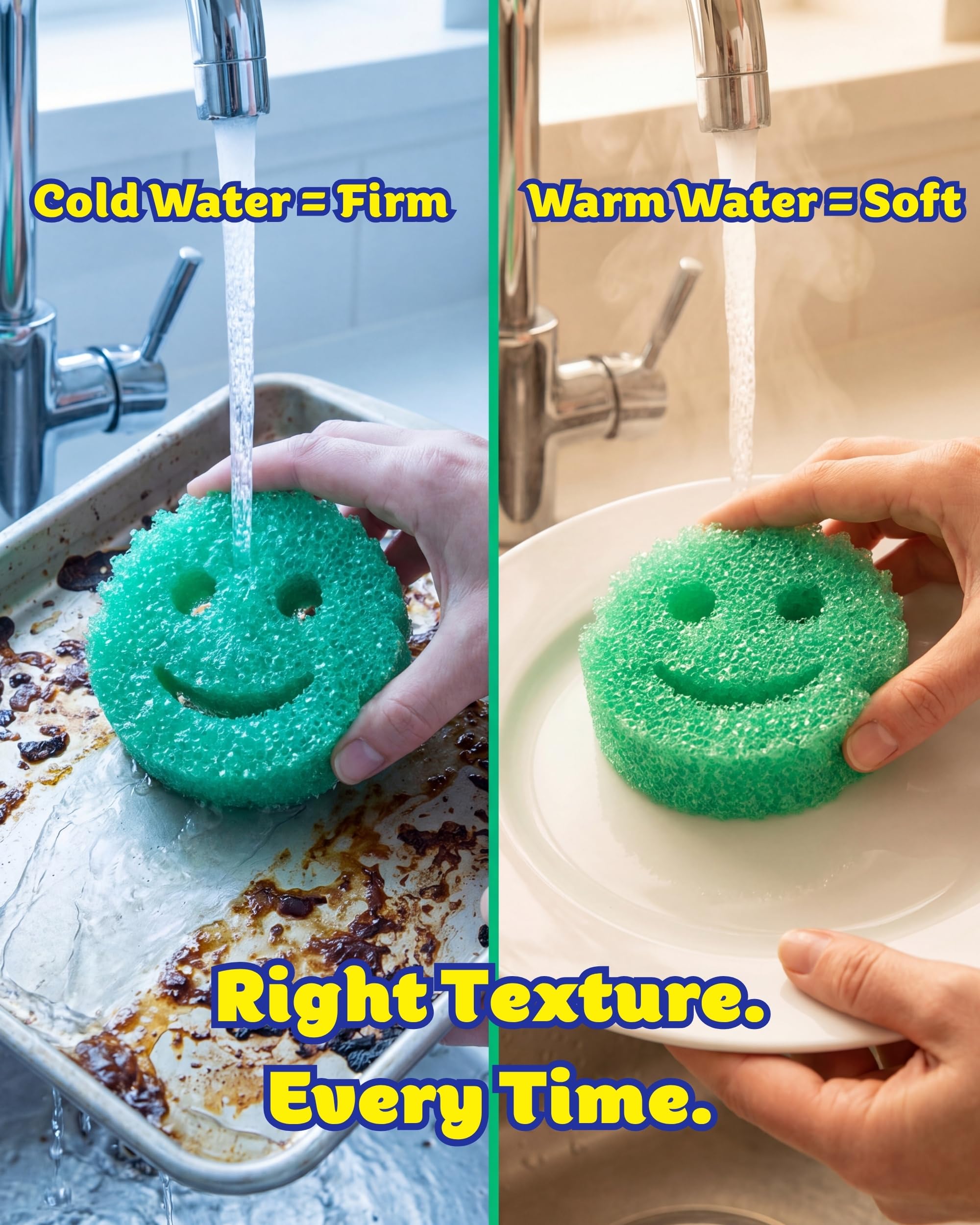 Scrub Daddy Niezbędniki Kompletny pakiet (5 sztuk), z Scrub Daddy, Scrub Mommy, Scour Daddy, Sponge Daddy i Gumka Tatuś
