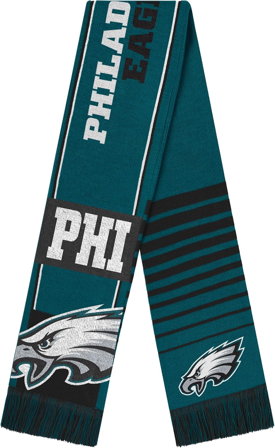 FOCO NFL unisex-adult Nfl Team Logo Reversible Thematic Scarf