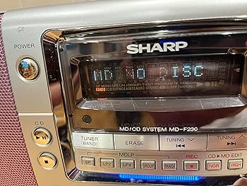 Amazon.co.jp: SHARP シャープ MD-F230-P ピンク MD/CDシステム （CD