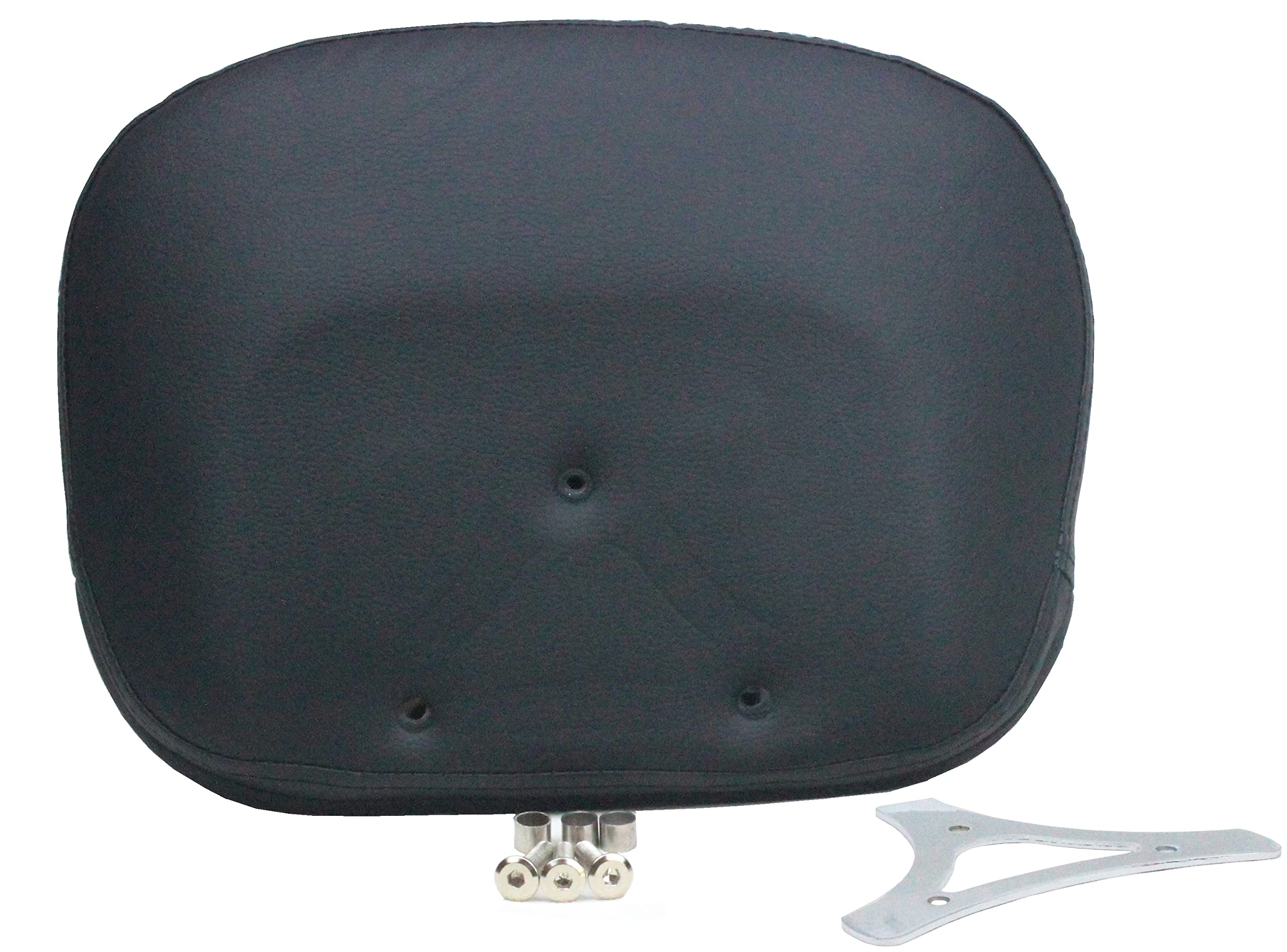 YHMOTO Detachable Sissy Bar Passenger Backrest Pad Fits For Harley Davidson Touring Street Glide Road King Electra Glide 1997-2023